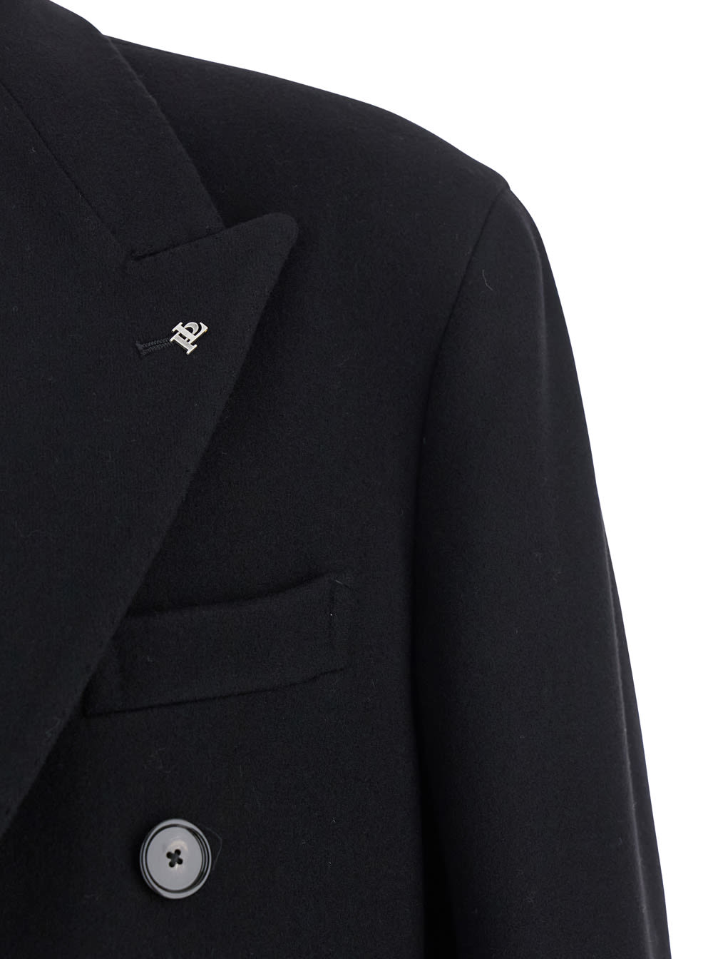 Tagliatore Sherry Wool Coat In Black