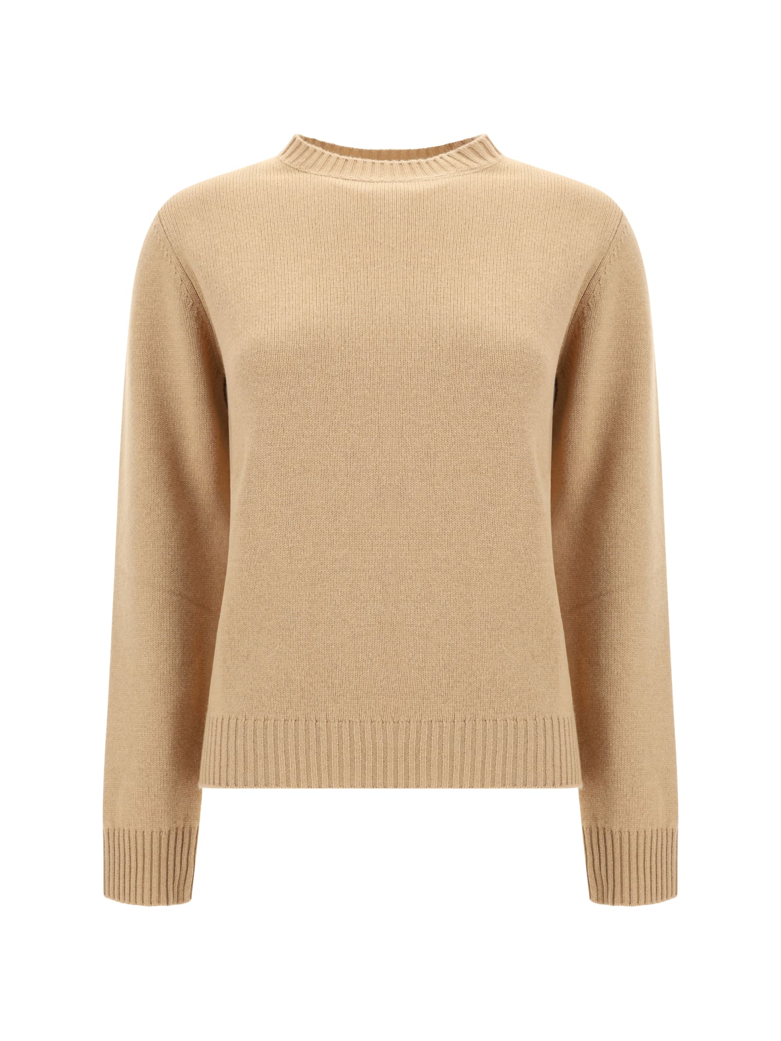 Shop Fabiana Filippi Openweave Sweater In Cammello