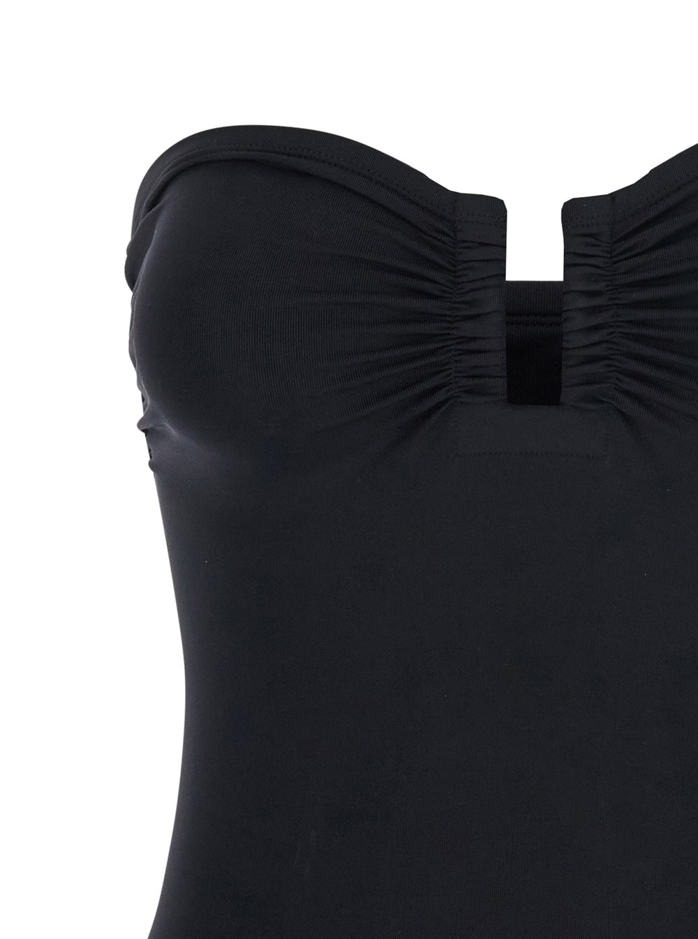 Eres Cassiopee Black One-piece Swimsuit With Back Neckline In Tech Fabric Woman In Black