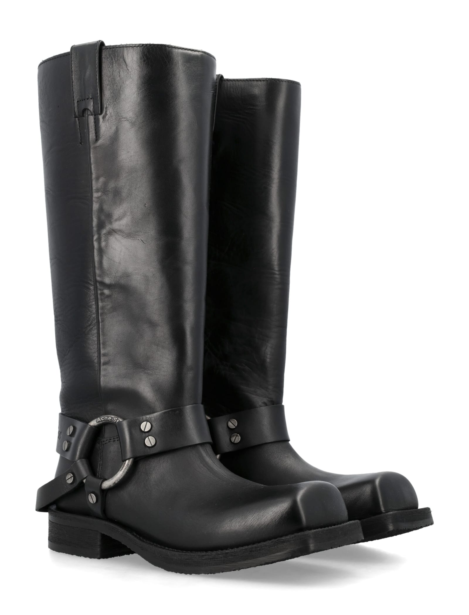 Shop Acne Studios Balius Boots In Black