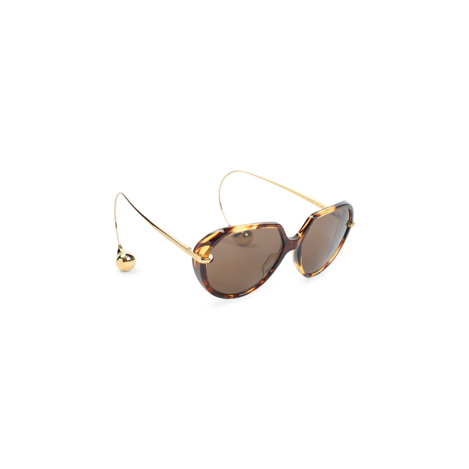 Bottega Veneta Bv1436s Round Frame Sunglasses