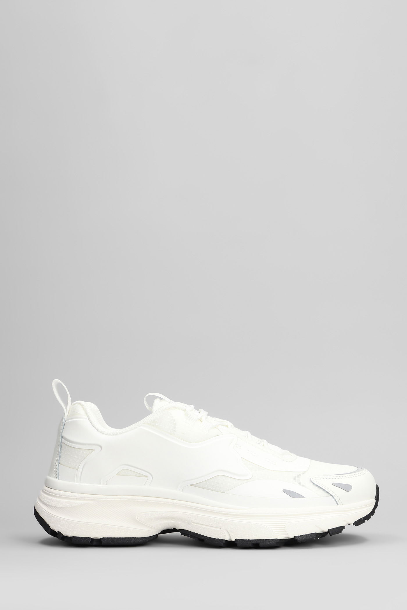 Maison Kitsuné Sora Runners Sneakers In White Polyester