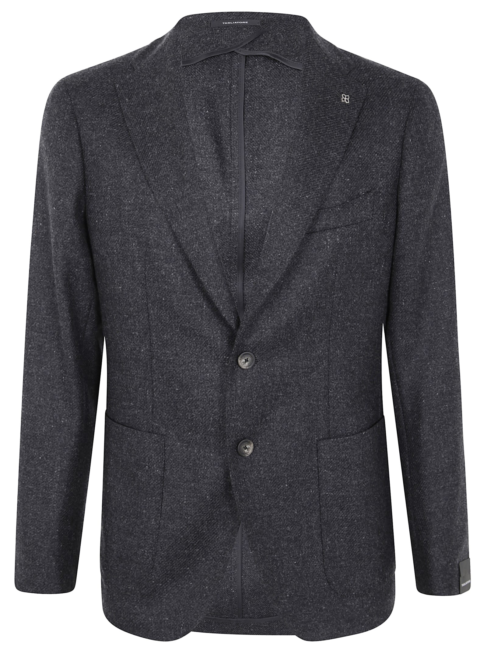 Shop Tagliatore Classic Jacket In Grey