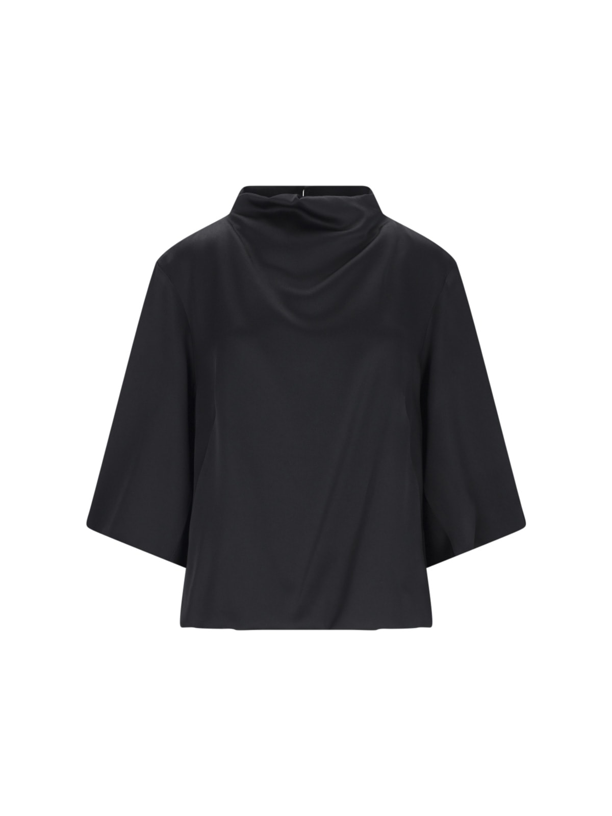 Shop Dries Van Noten High Neck Blouse In Black