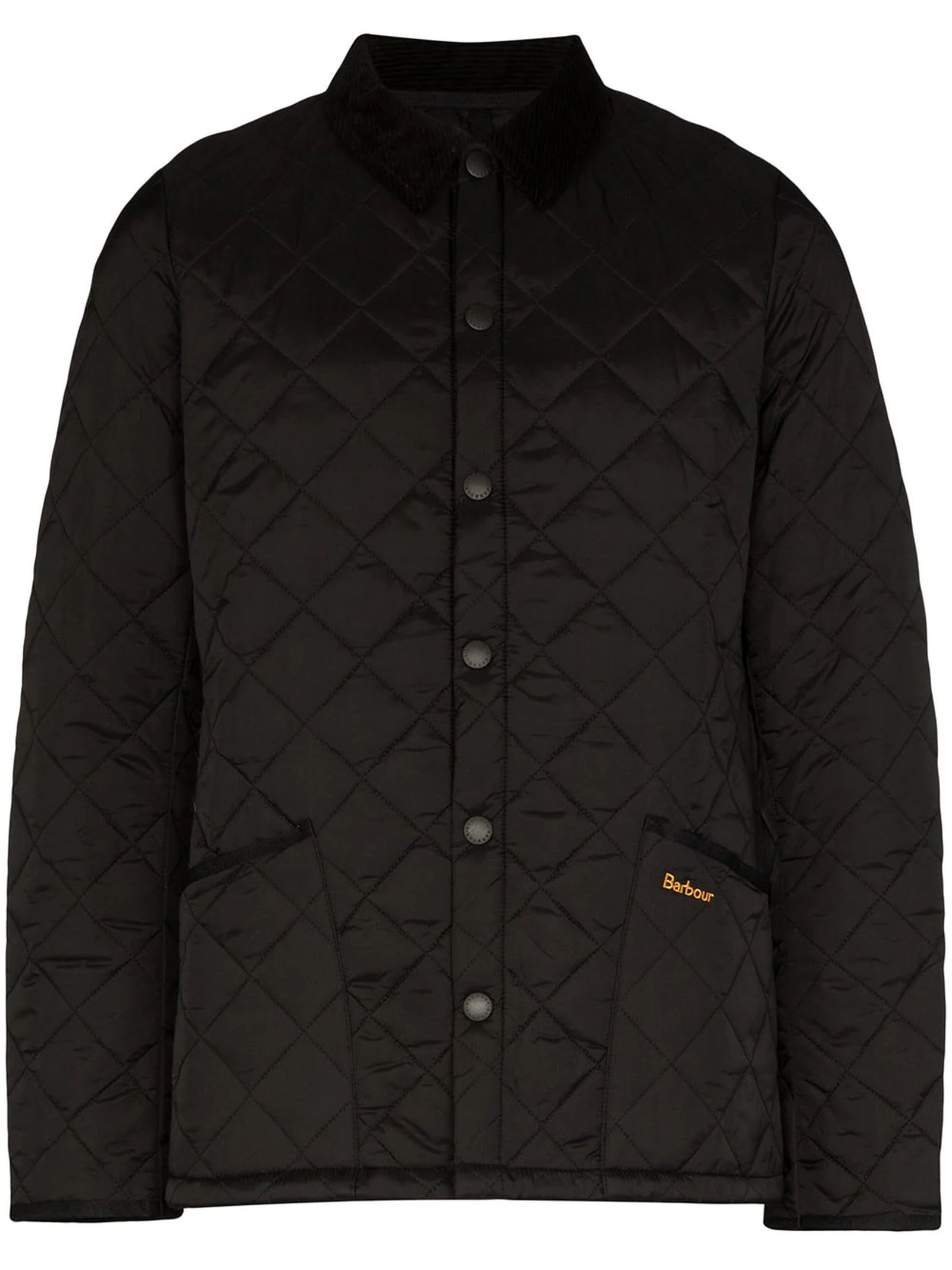 Barbour Black Heritage Liddesdale Quilted Jacket