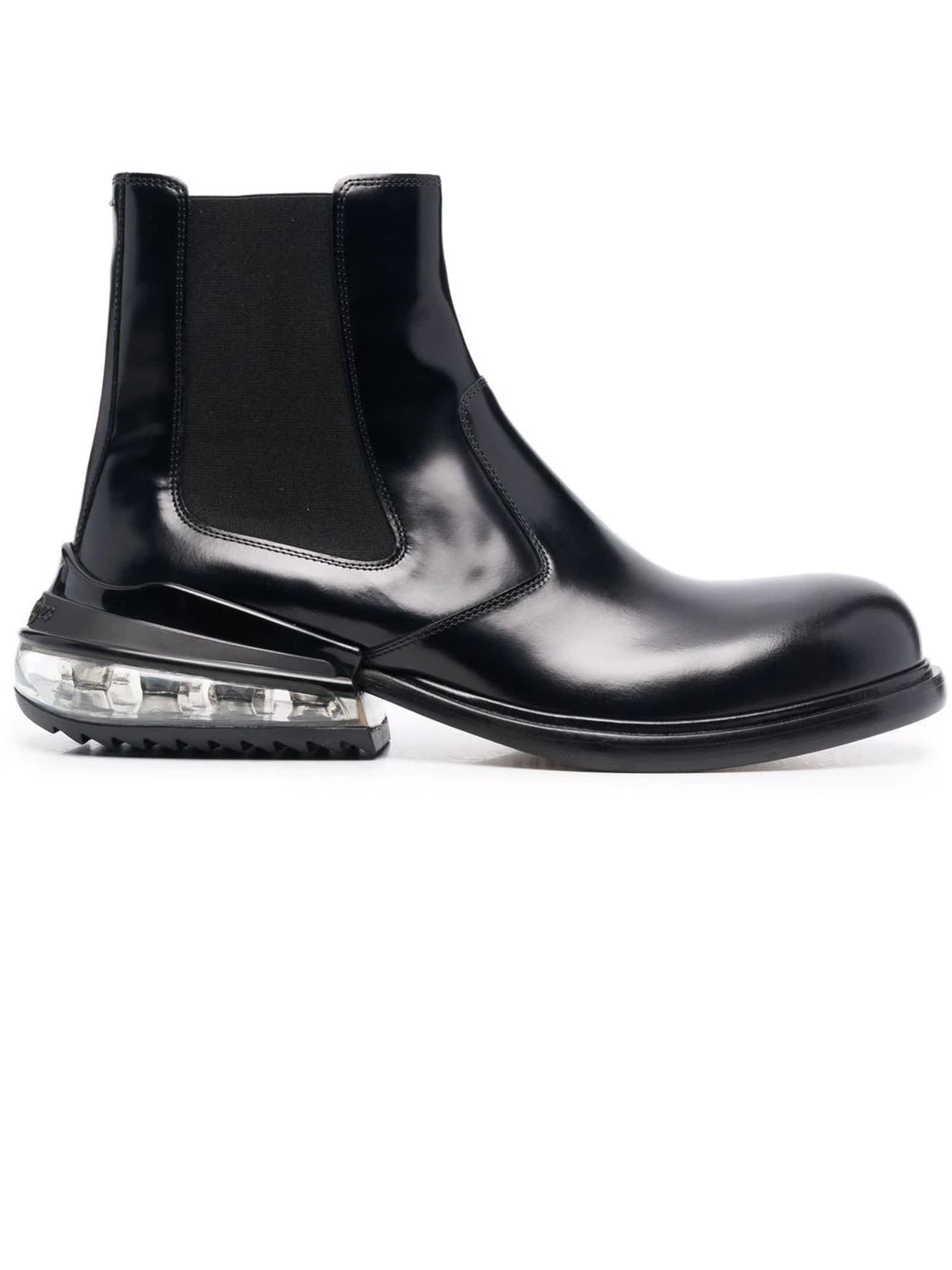 Maison Margiela Chelsea Boot In Black Leather