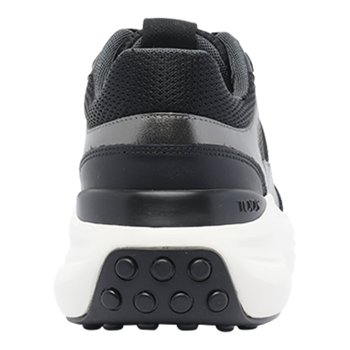 Tod's Leather And Technical Fabric Sneakers In Gray