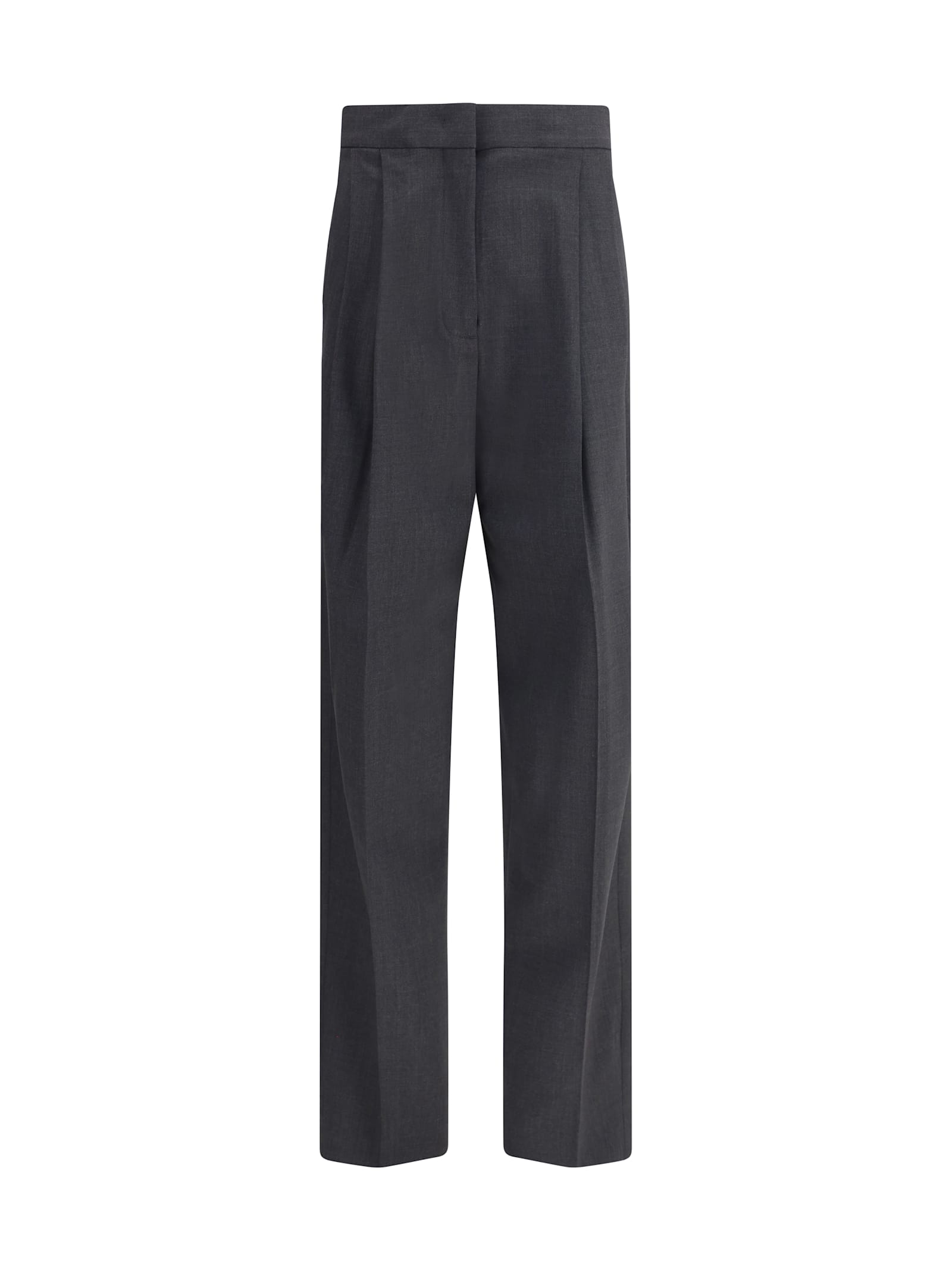 Fabiana Filippi Pleated Front Trousers In Black