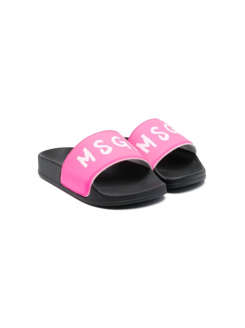 MSGM SLIPPERS WITH LOGO