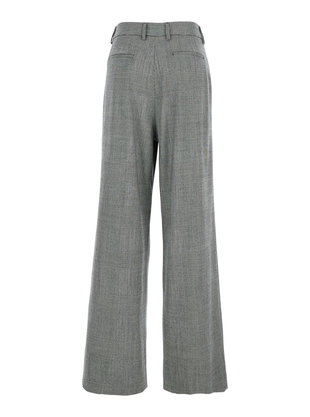 Pt Torino Frakie Pants Macro Fancy Fancy Wool Stretch In Gray