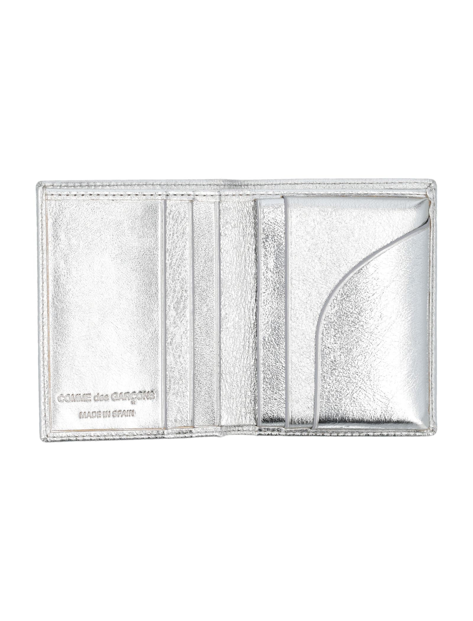 Shop Comme Des Garçons Cardholder In Silver