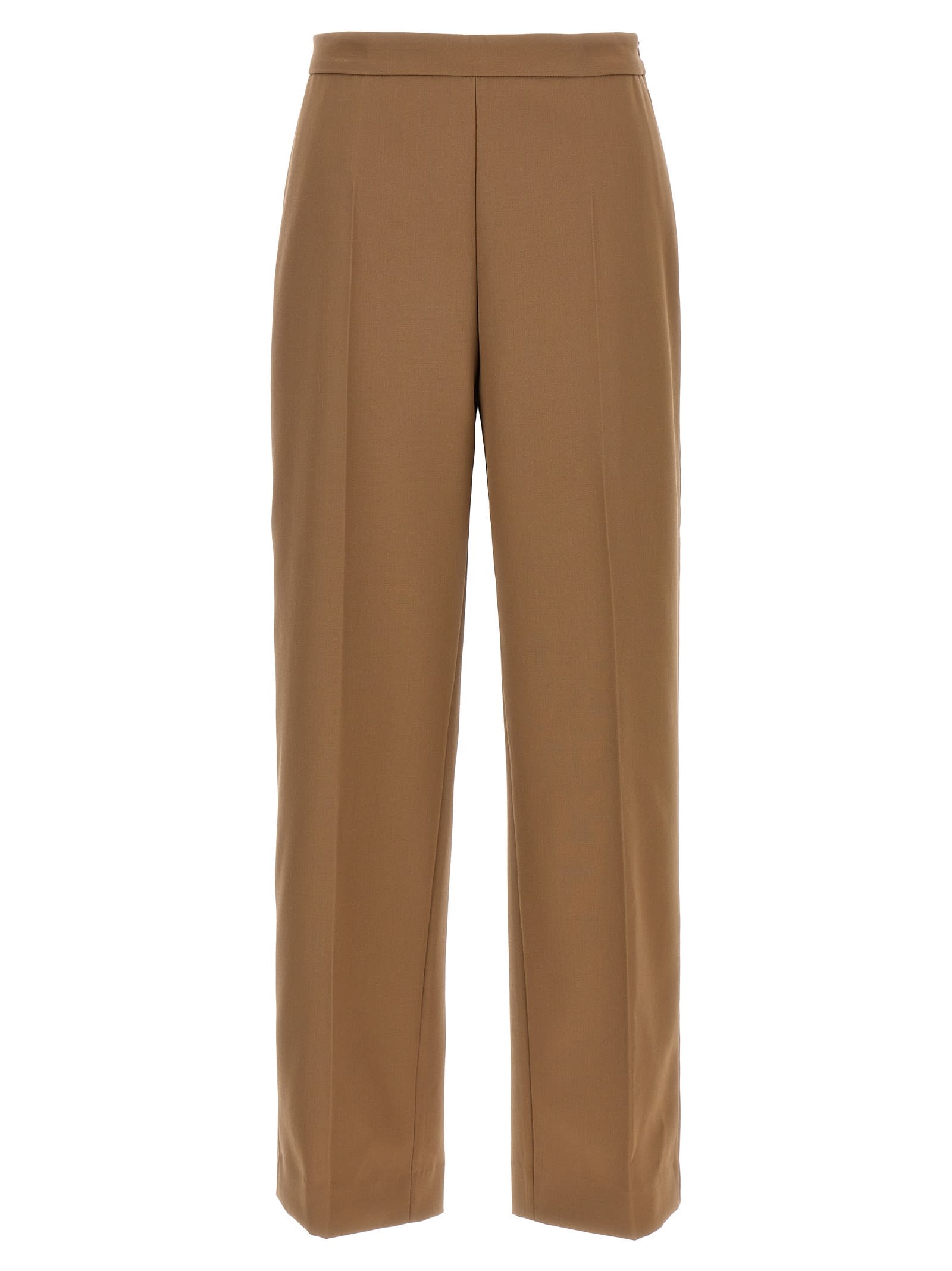 Shop Dries Van Noten Prati Pants In Brown