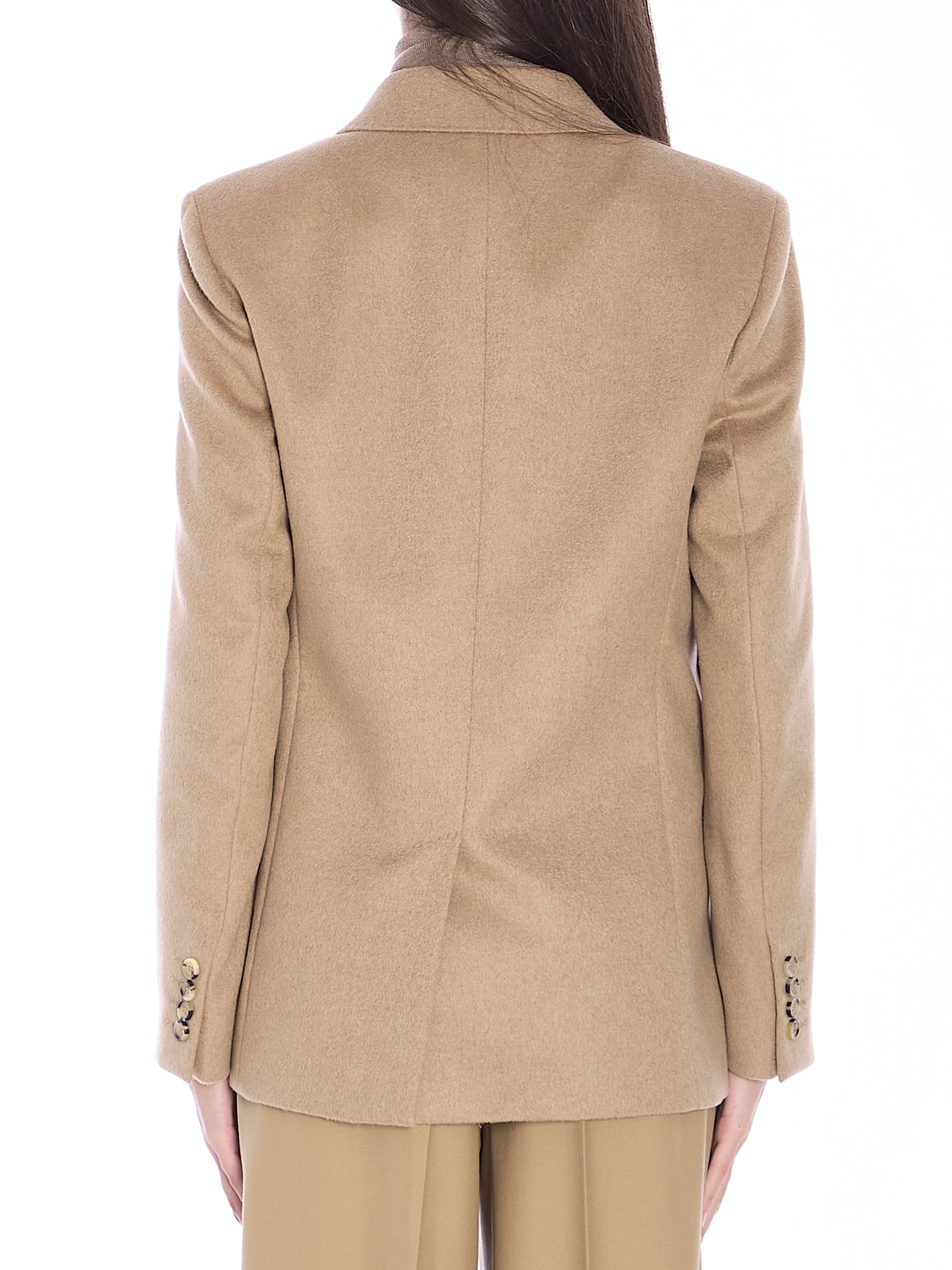 Shop Max Mara Sumero Jacket In Beige