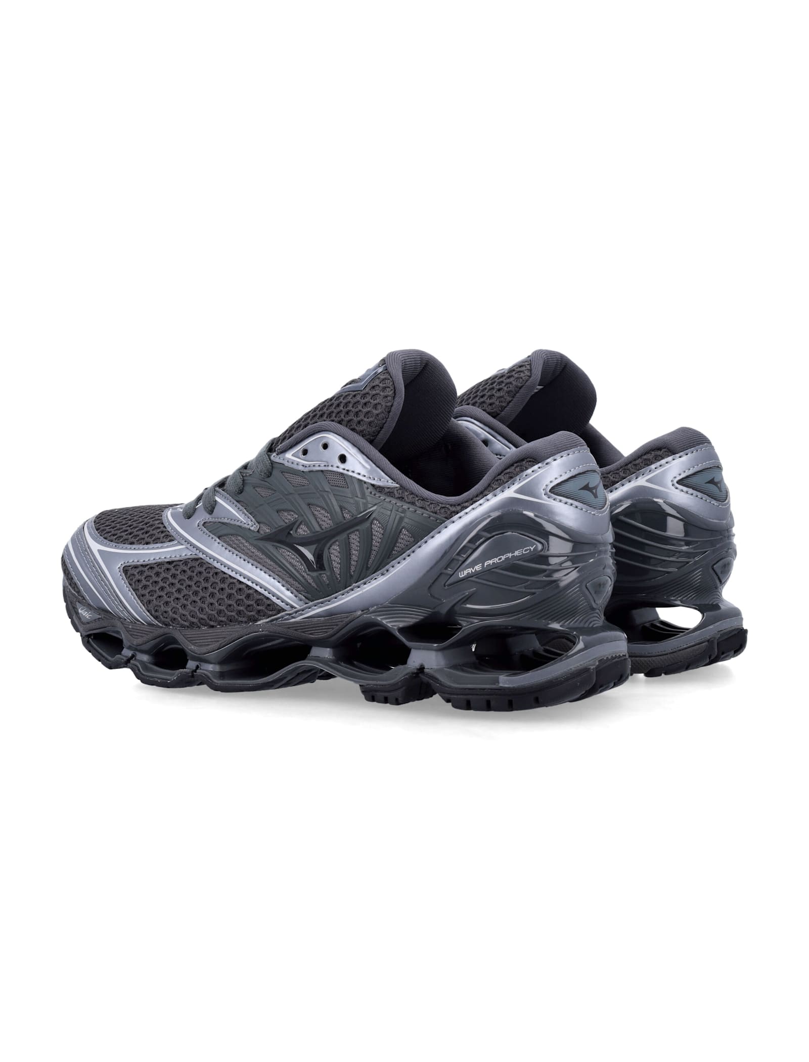 Mizuno Polyester Sneakers In Black
