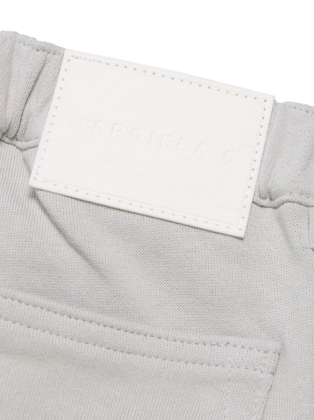 Shop Mm6 Maison Margiela Pants In Sage Grey