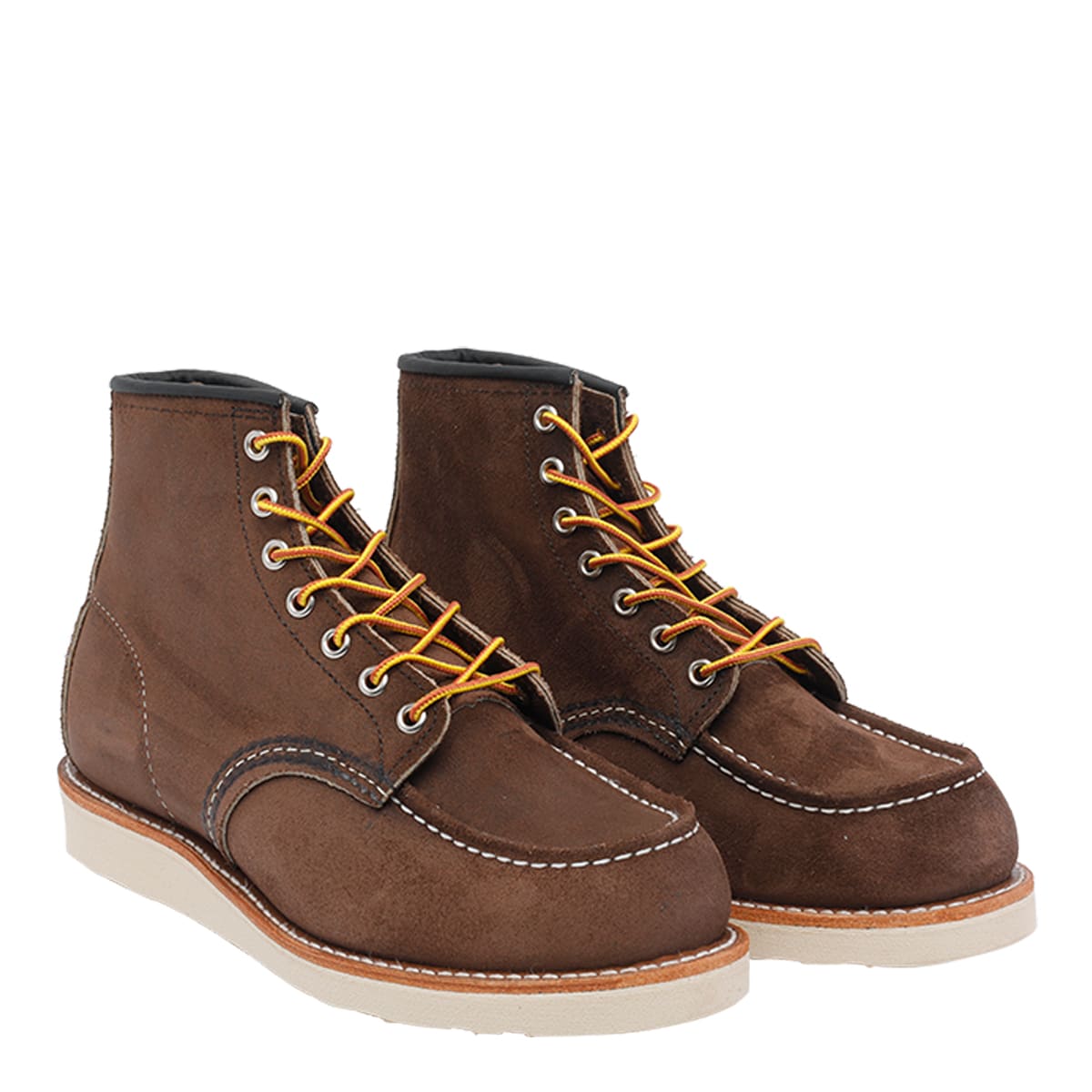 Red Wing Classic Moc Laced Shoes In Brown