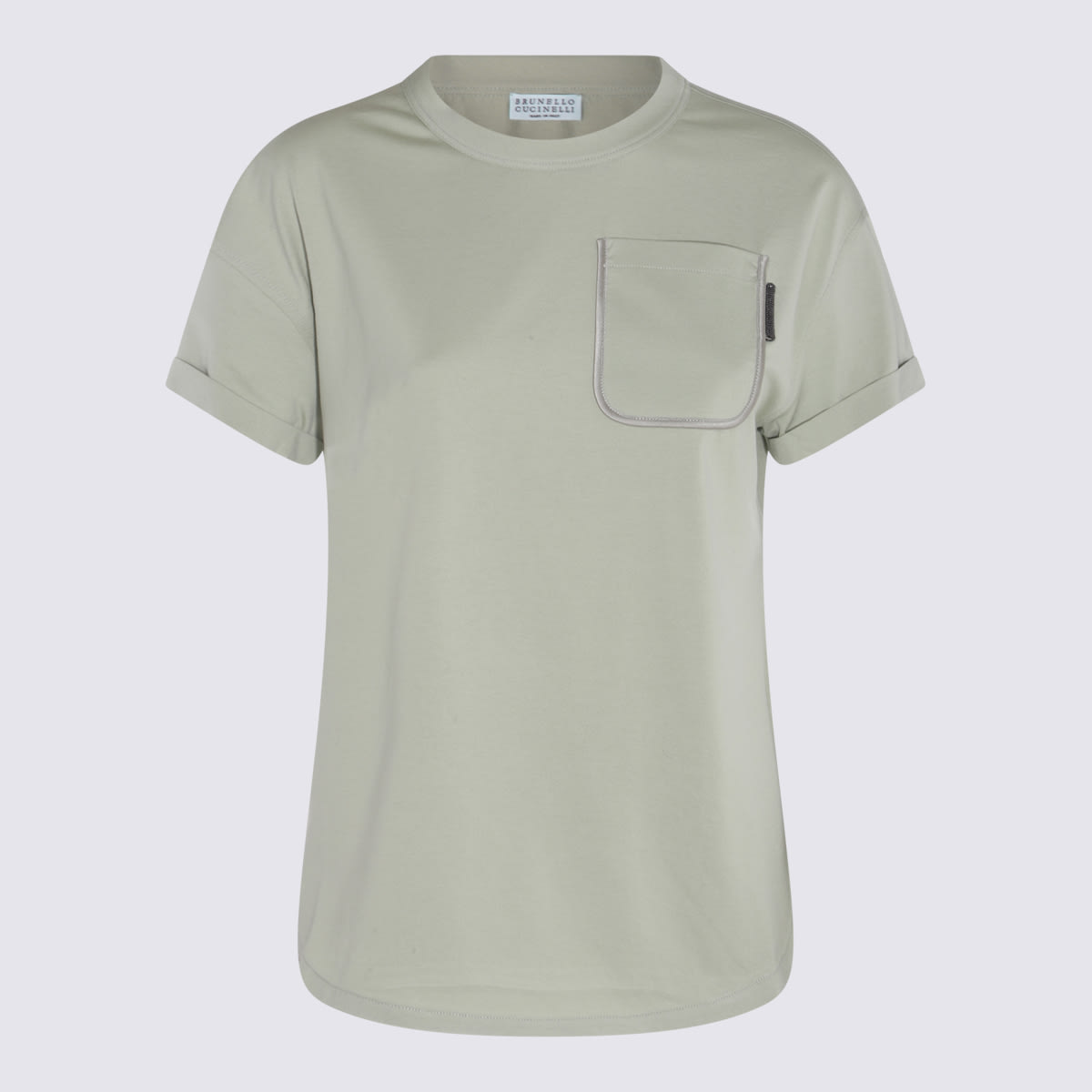 Brunello Cucinelli Green Cotton T-shirt