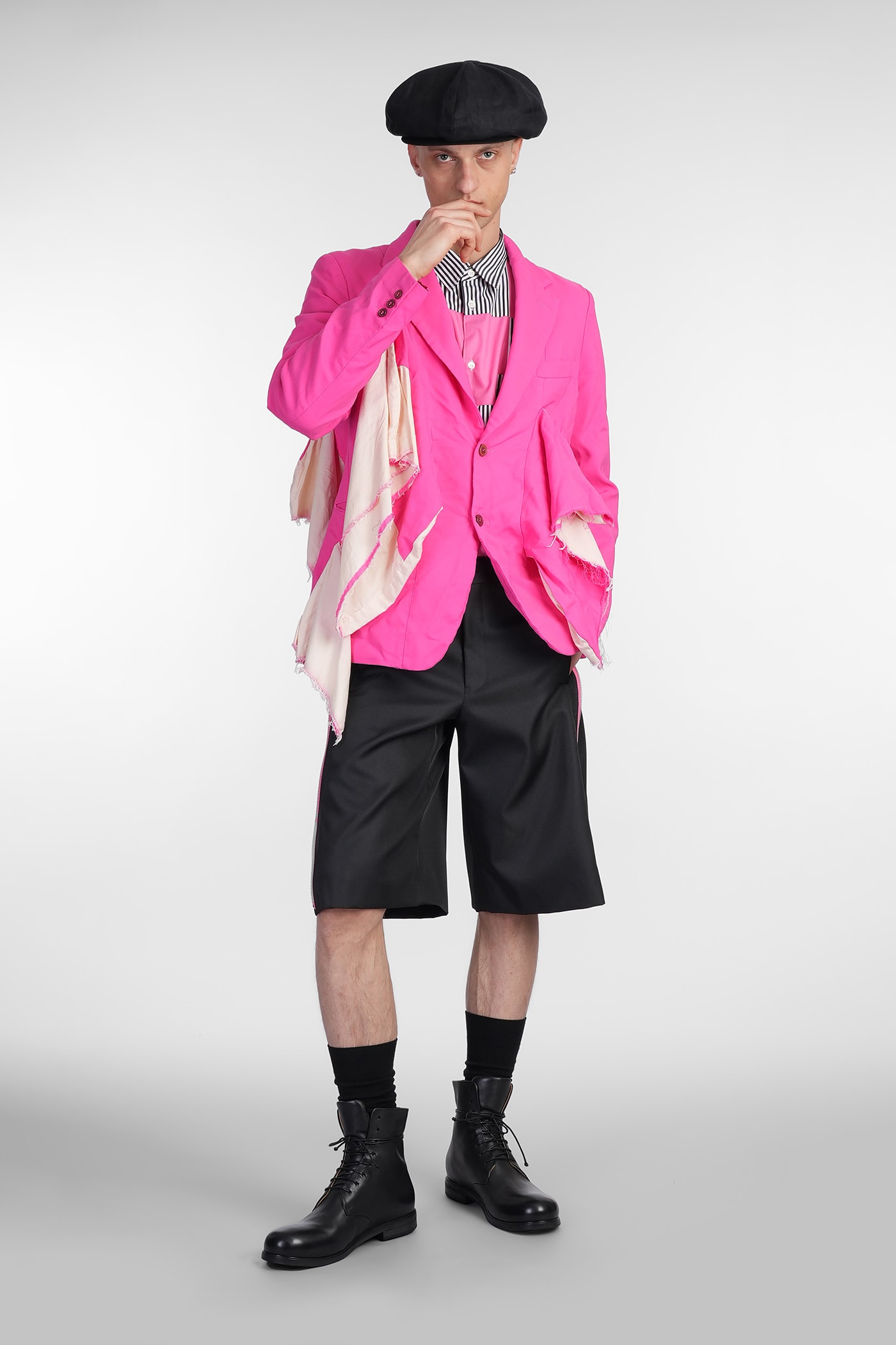 Comme Des Garçons Homme Deux Mens Comme Des Garcons Homme Plus Checked Relaxed-fit Cotton Shirt