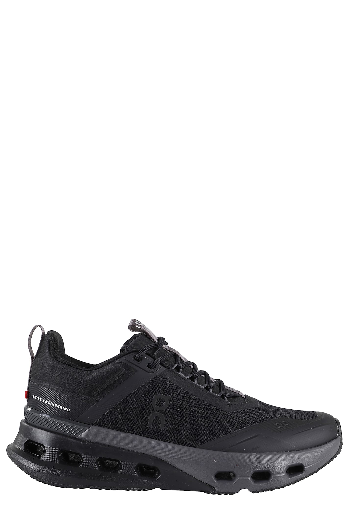 On Cloudnova X Sneakers In Black Mesh