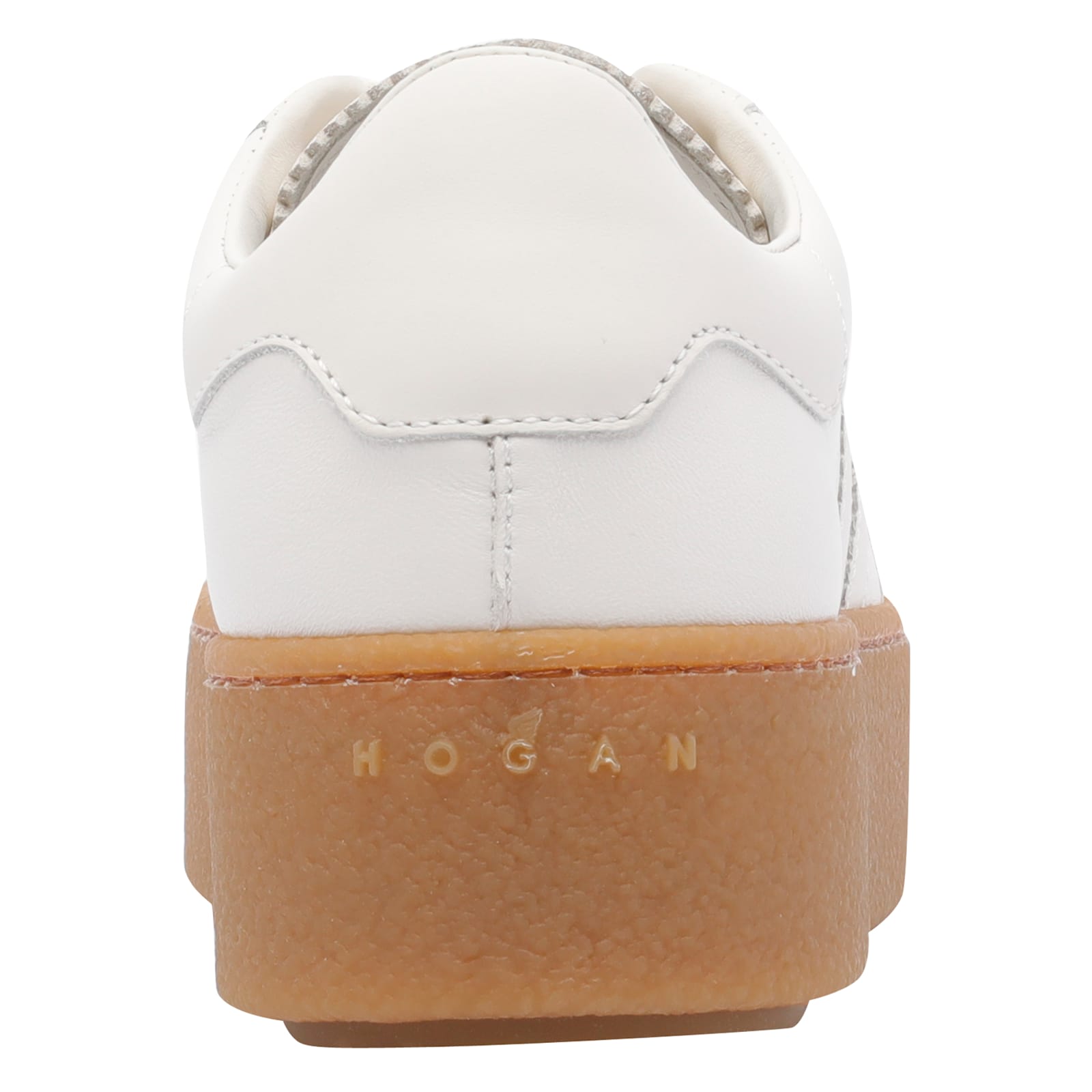 Hogan Cool Leather Platform Low-top Sneakers In White