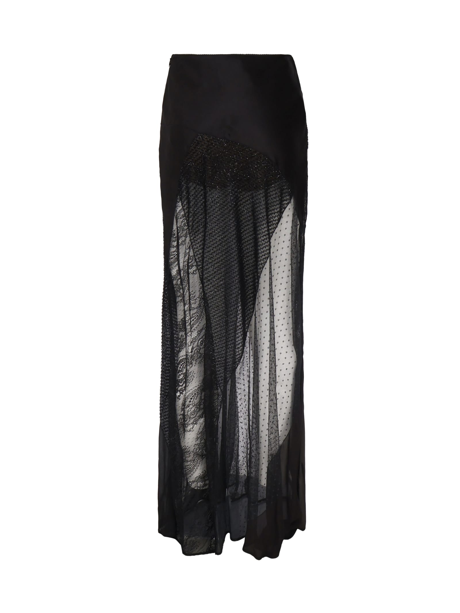 Shop Pinko Longskirt Carcans In Black Limousine