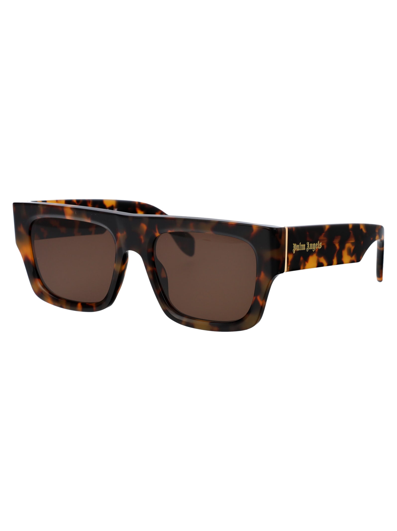 Shop Palm Angels Pixley Sunglasses In 6064 Havana