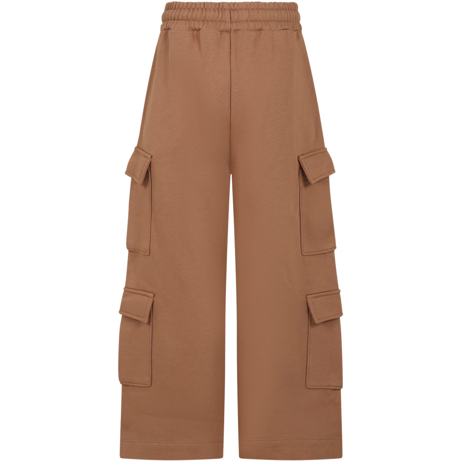 Shop Barrow Beige Trousers For Kids With Smiley