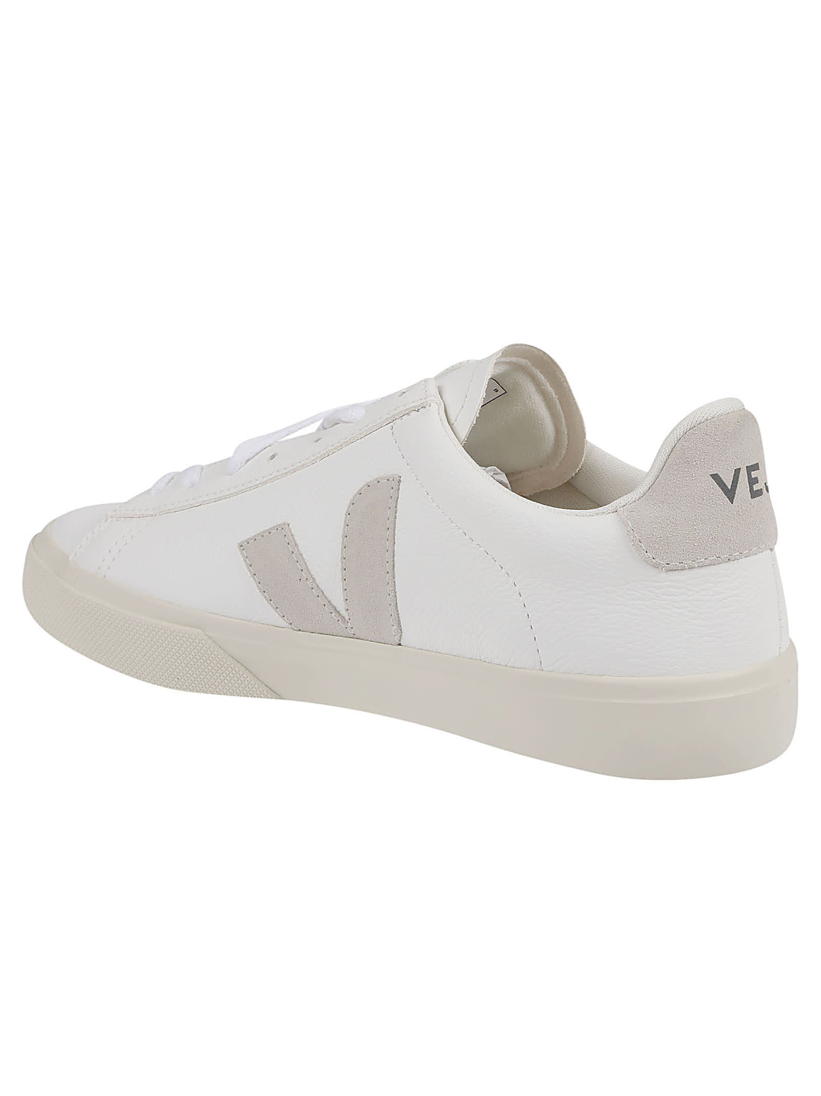 Shop Veja Campo Sneakers In Extra White/natural Suede