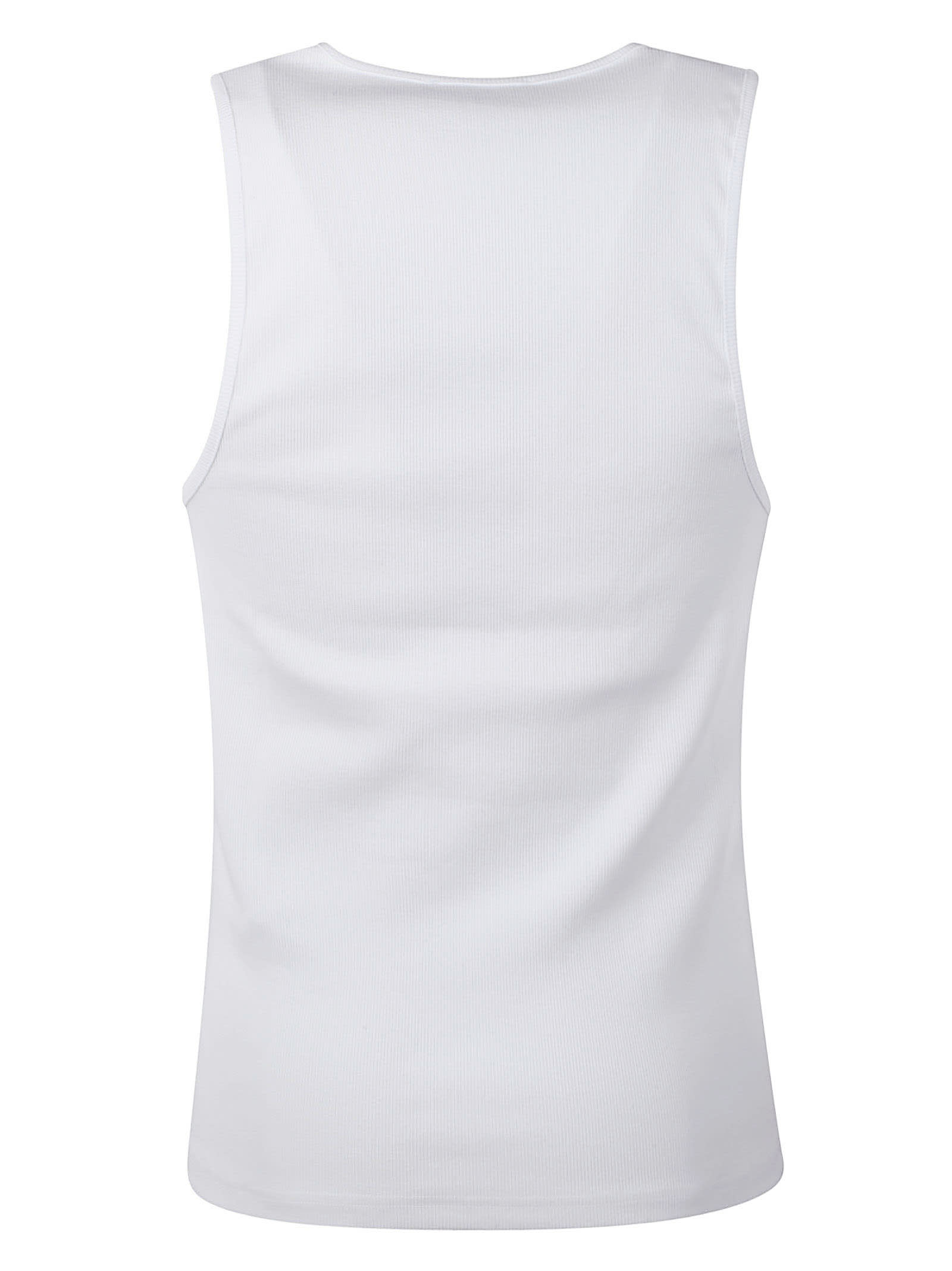 Shop Jw Anderson Logo Embroidery Tank Top In White
