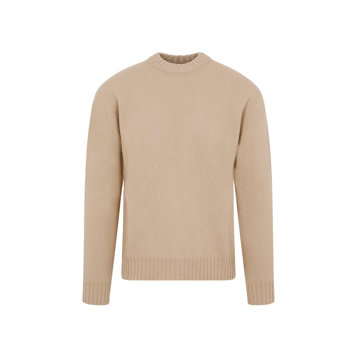 JIL SANDER CREWNECK KNITTED JUMPER