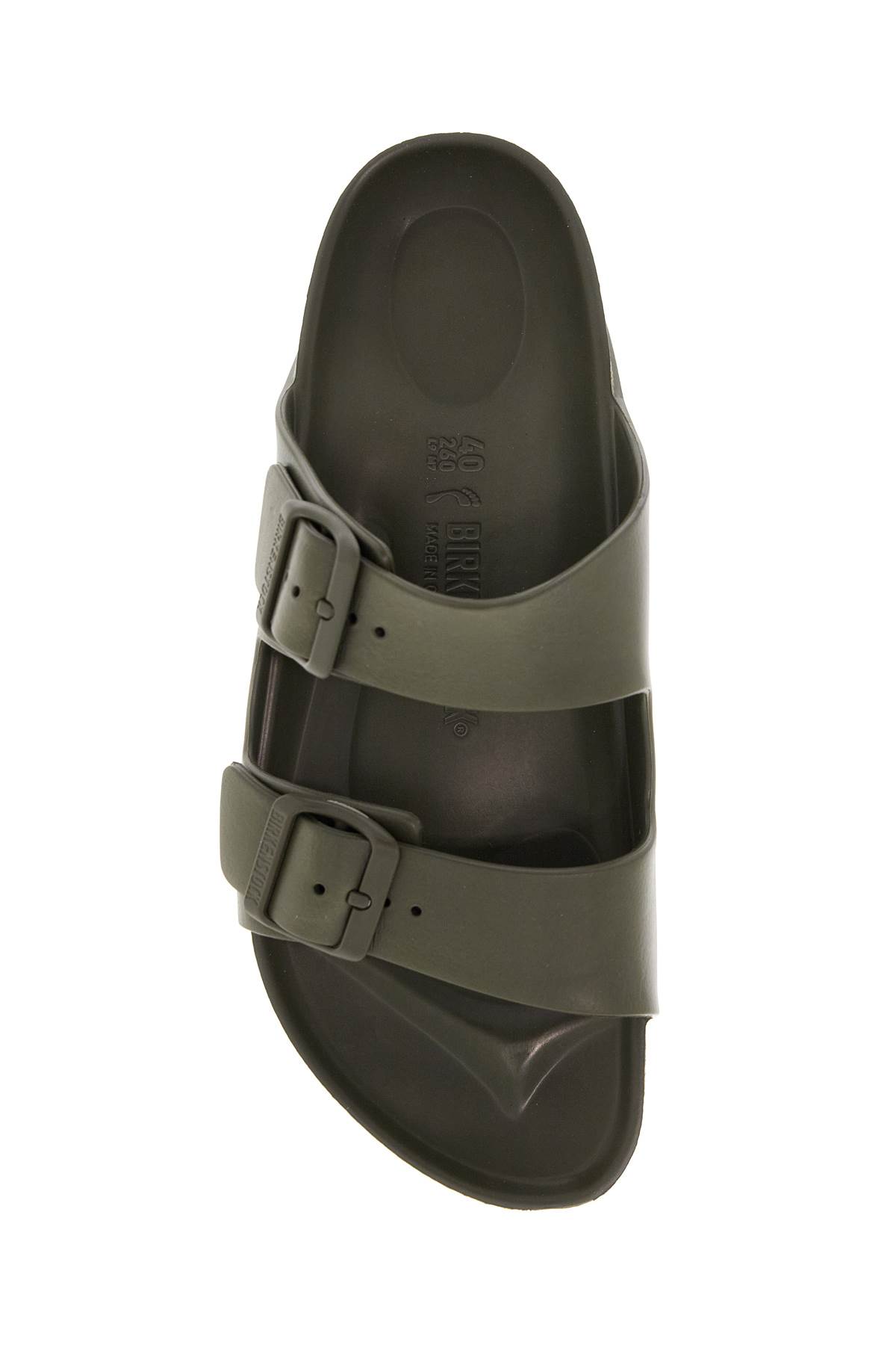 Birkenstock Mens Active Khaki Eva Arizona Double-strap Leather Sandals In Khaki