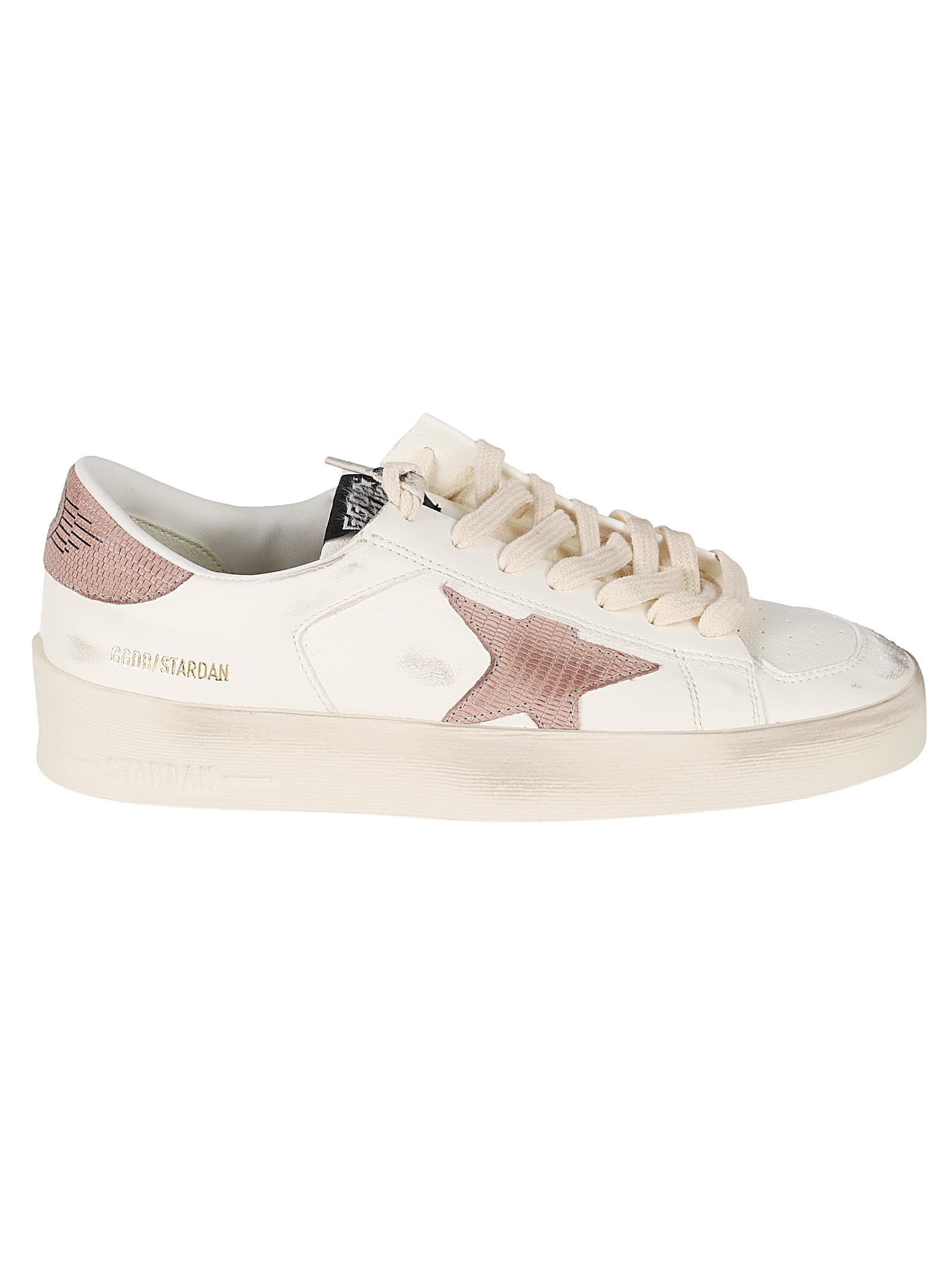 Shop Golden Goose Stardan Sneakers In White