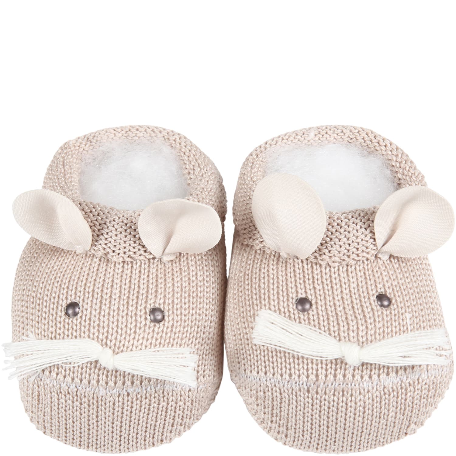 Story loris Beige Baby-bootee For Baby Kids