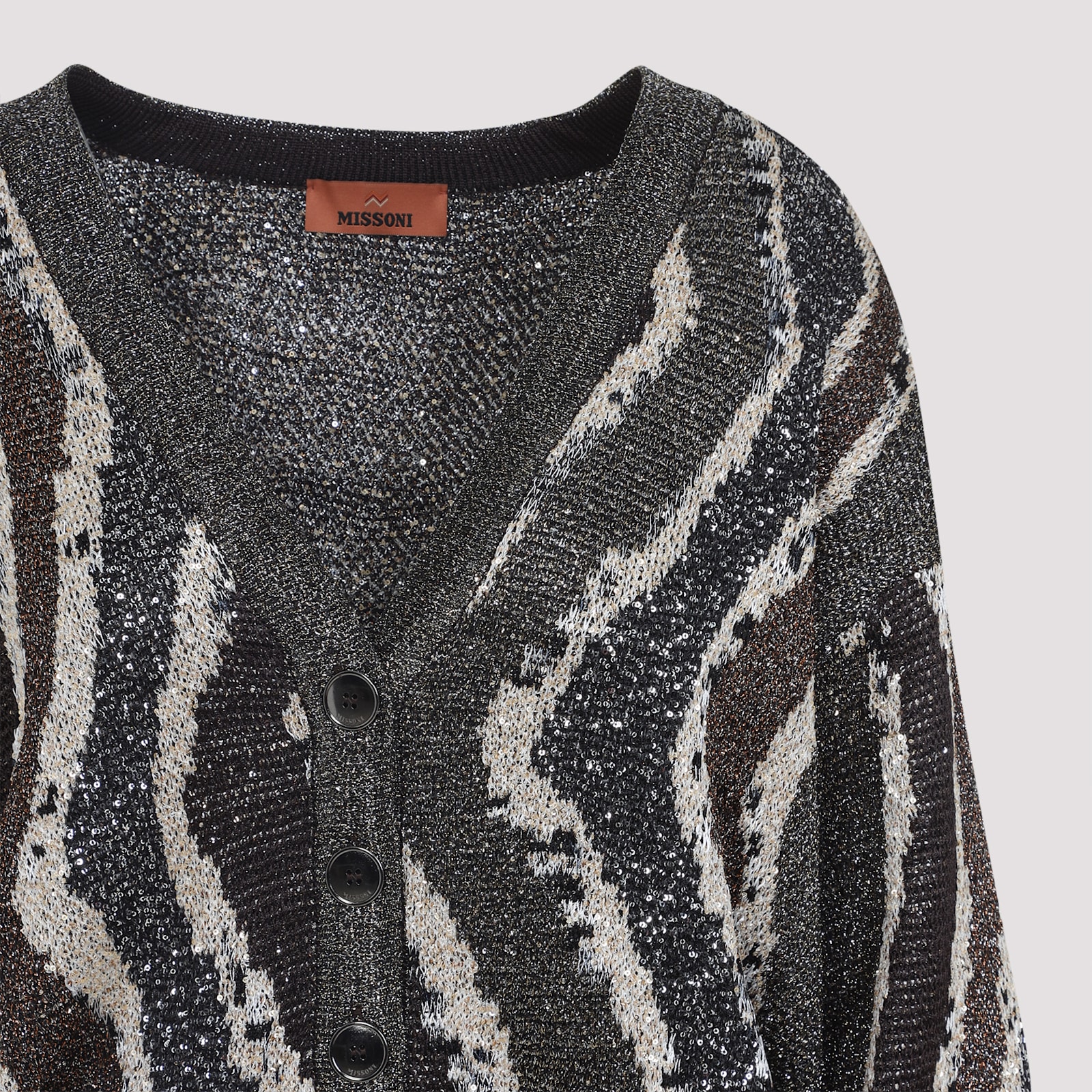 Missoni Brown Sweater For Versatility Sweaters In Black