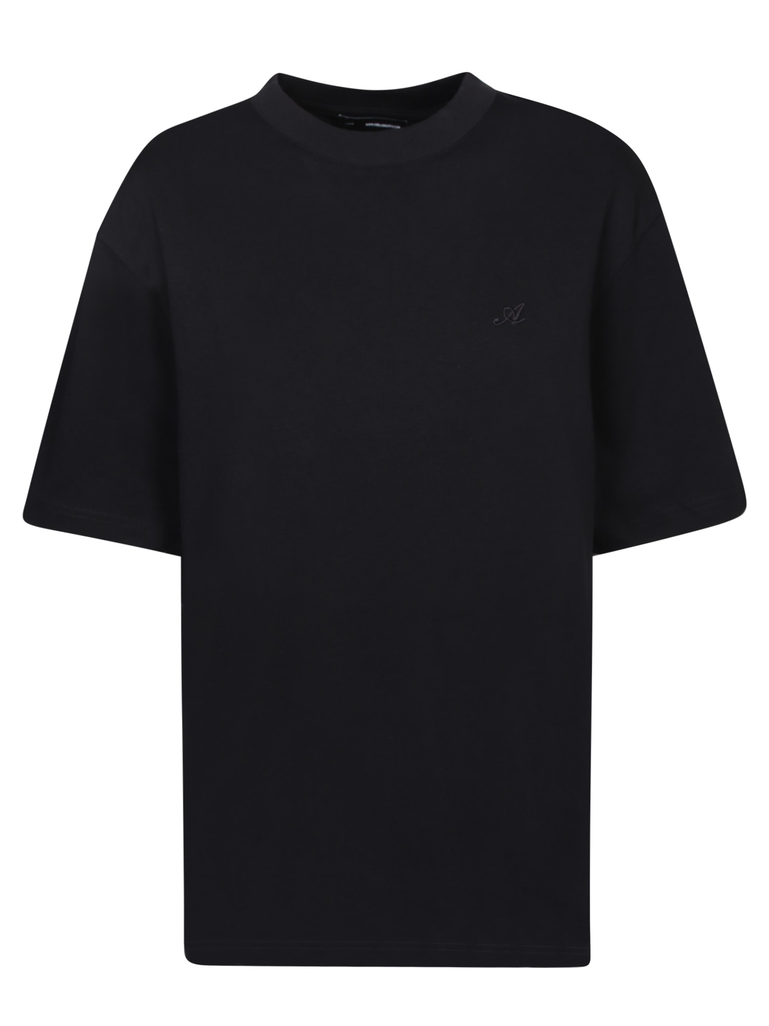 Shop Axel Arigato Embroidered-motif T-shirt In Black