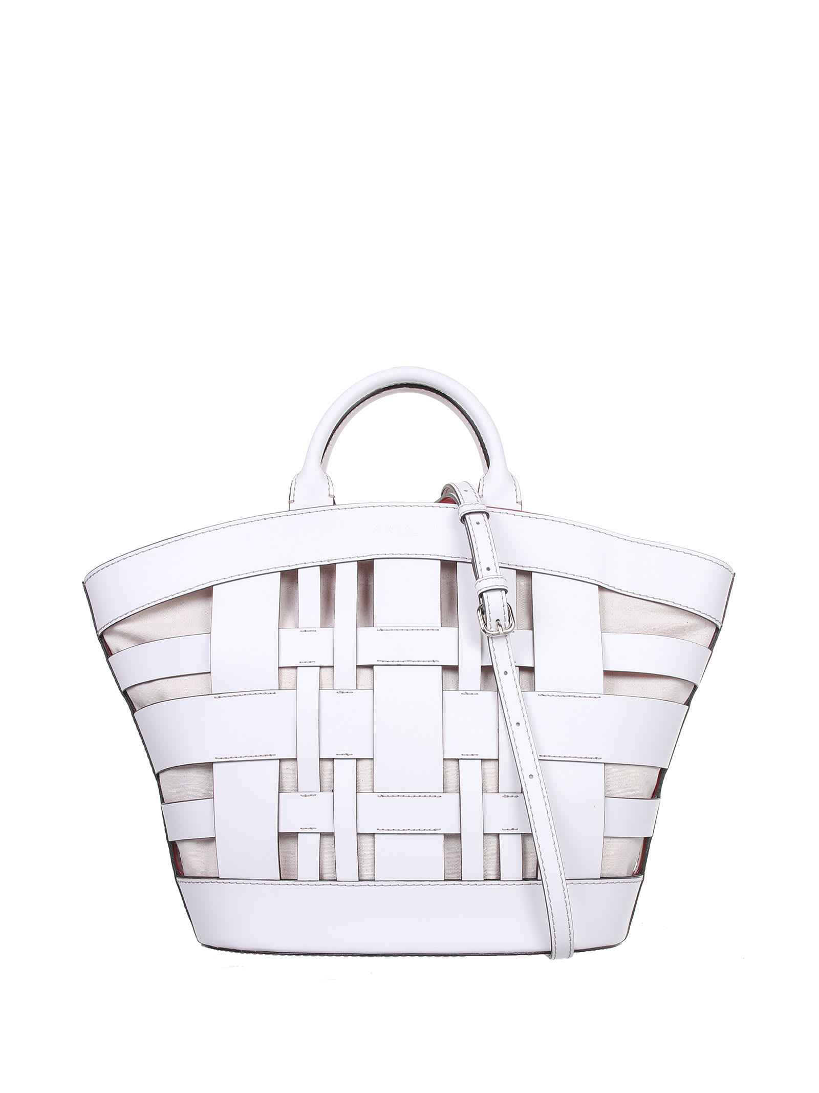 Gianni Chiarini Gea White Shopping Bag