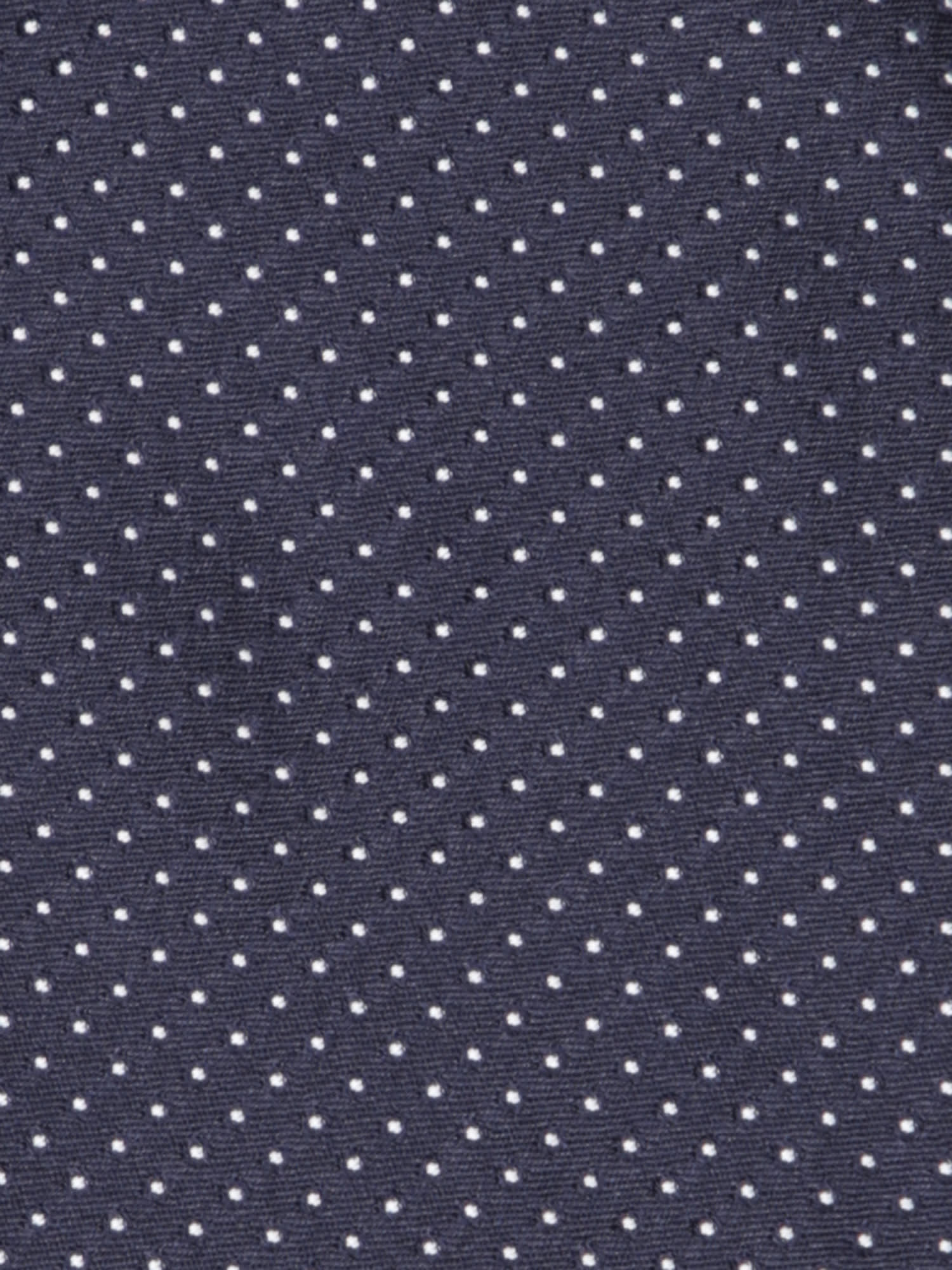 Shop Canali Micro Polka Dot White/blue Tie