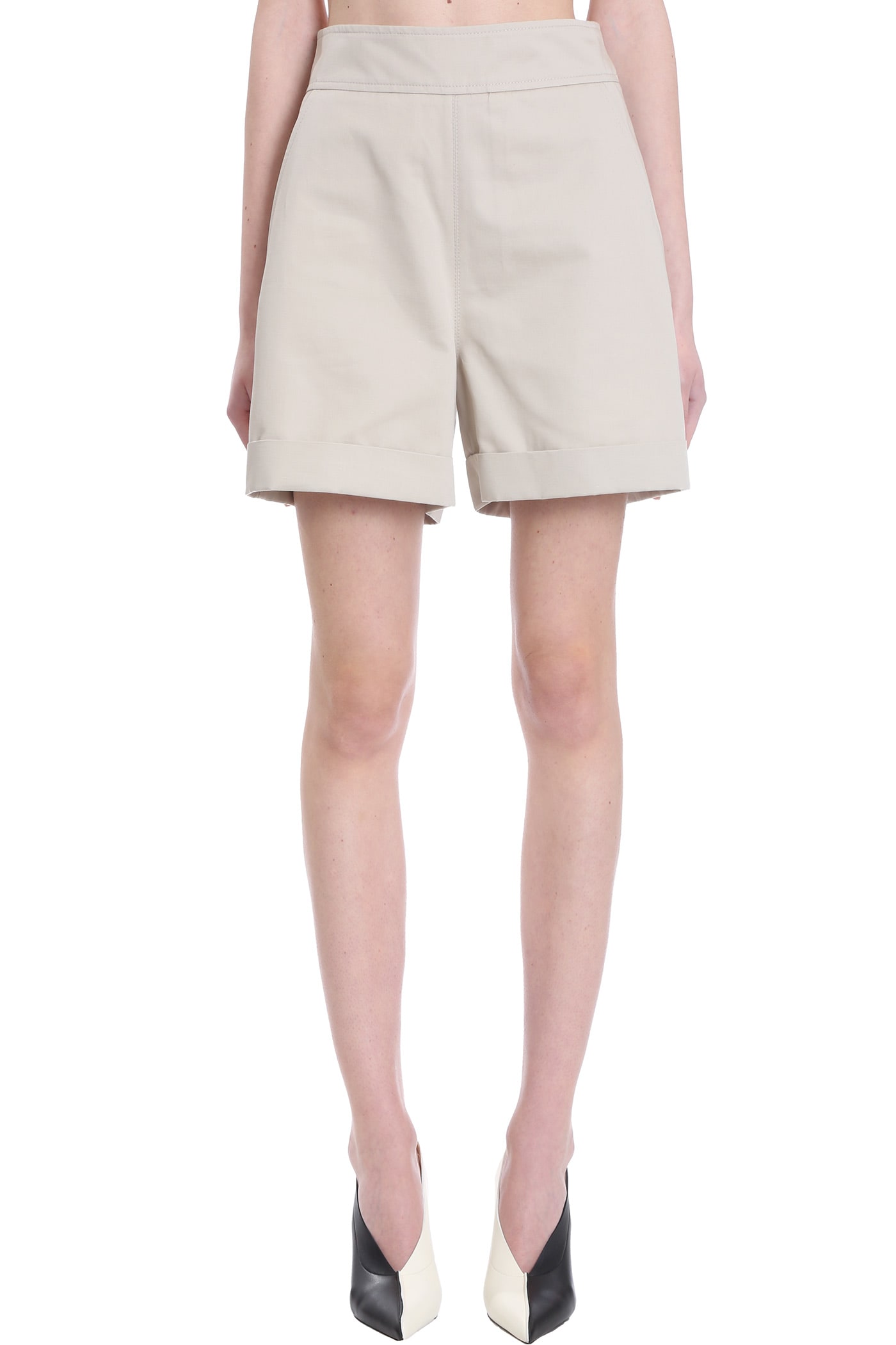 Marni Shorts In Beige Cotton