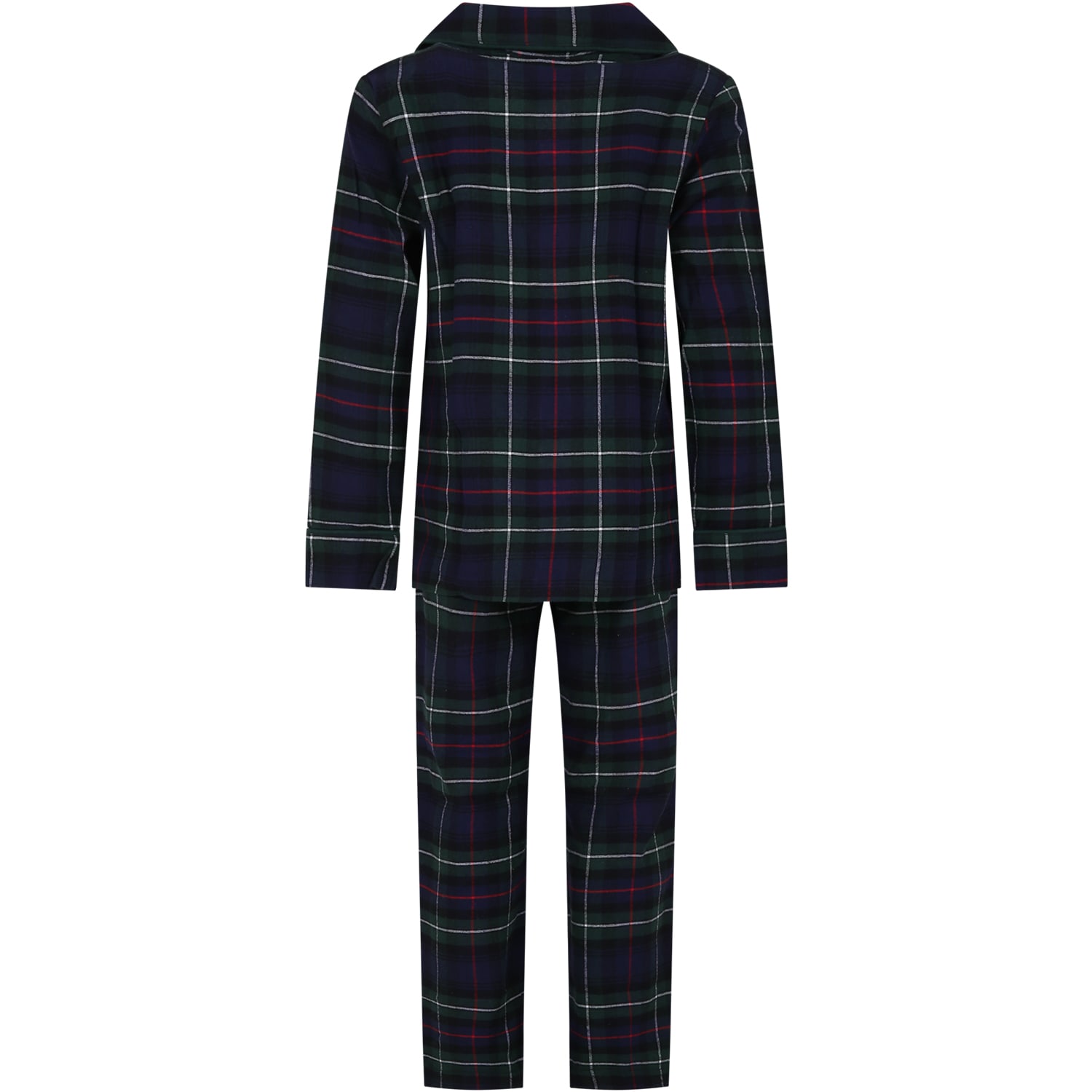 Shop Ralph Lauren Blue Pajamas For Boy With Iconic Pony