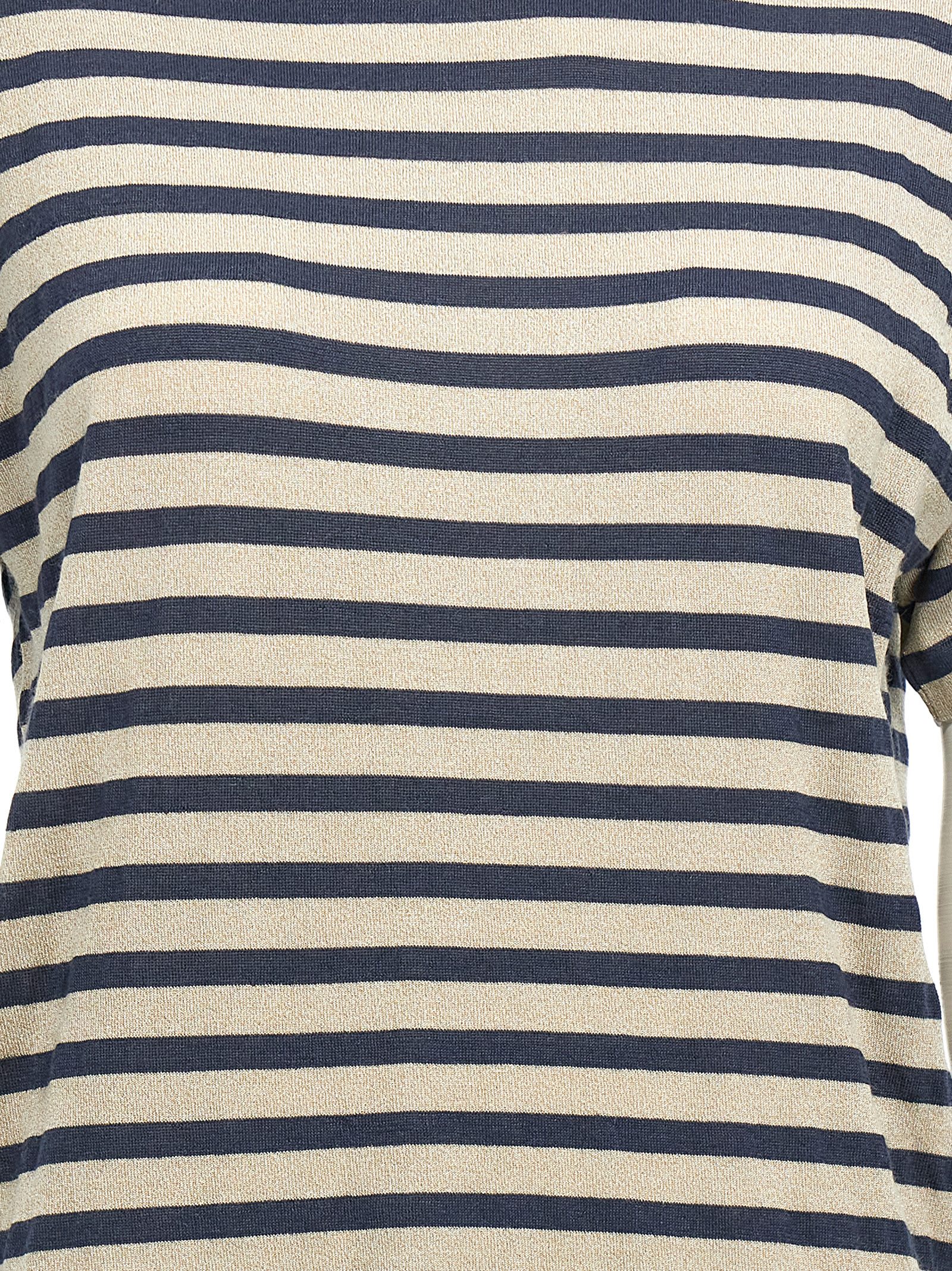 Shop Brunello Cucinelli Sparkling Stripe Sweater In Multicolor