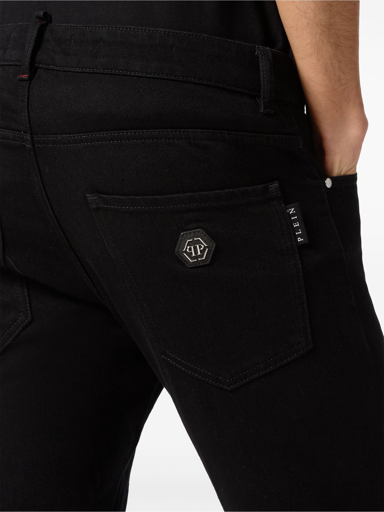 Shop Philipp Plein Jeans Black