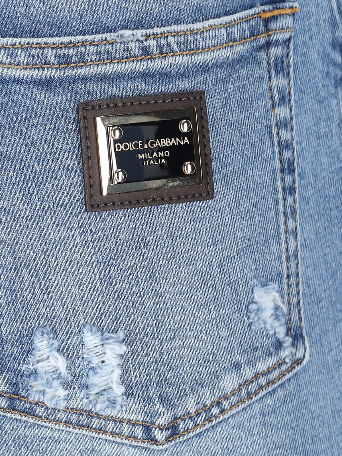 Dolce & Gabbana Audrey Jeans Blue In Blue