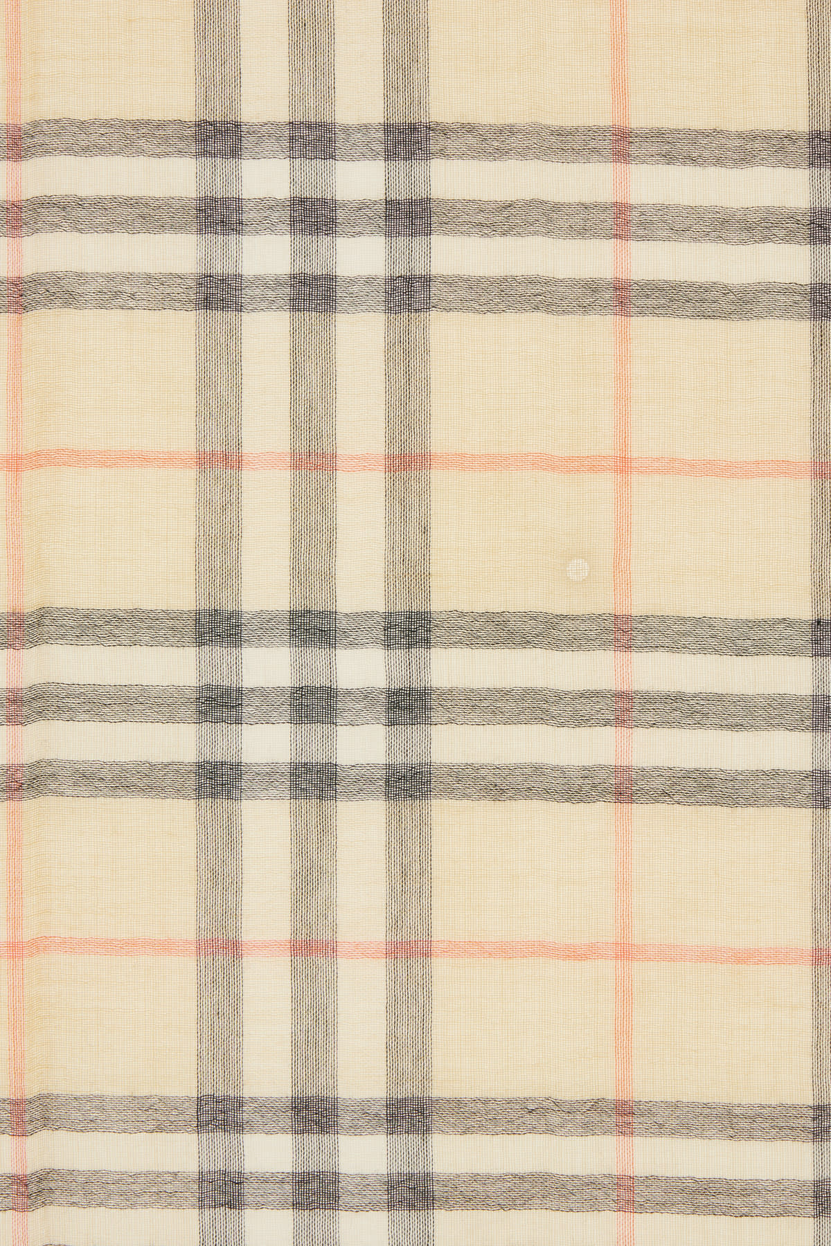 Burberry Printed Cotton Scarf In Sand