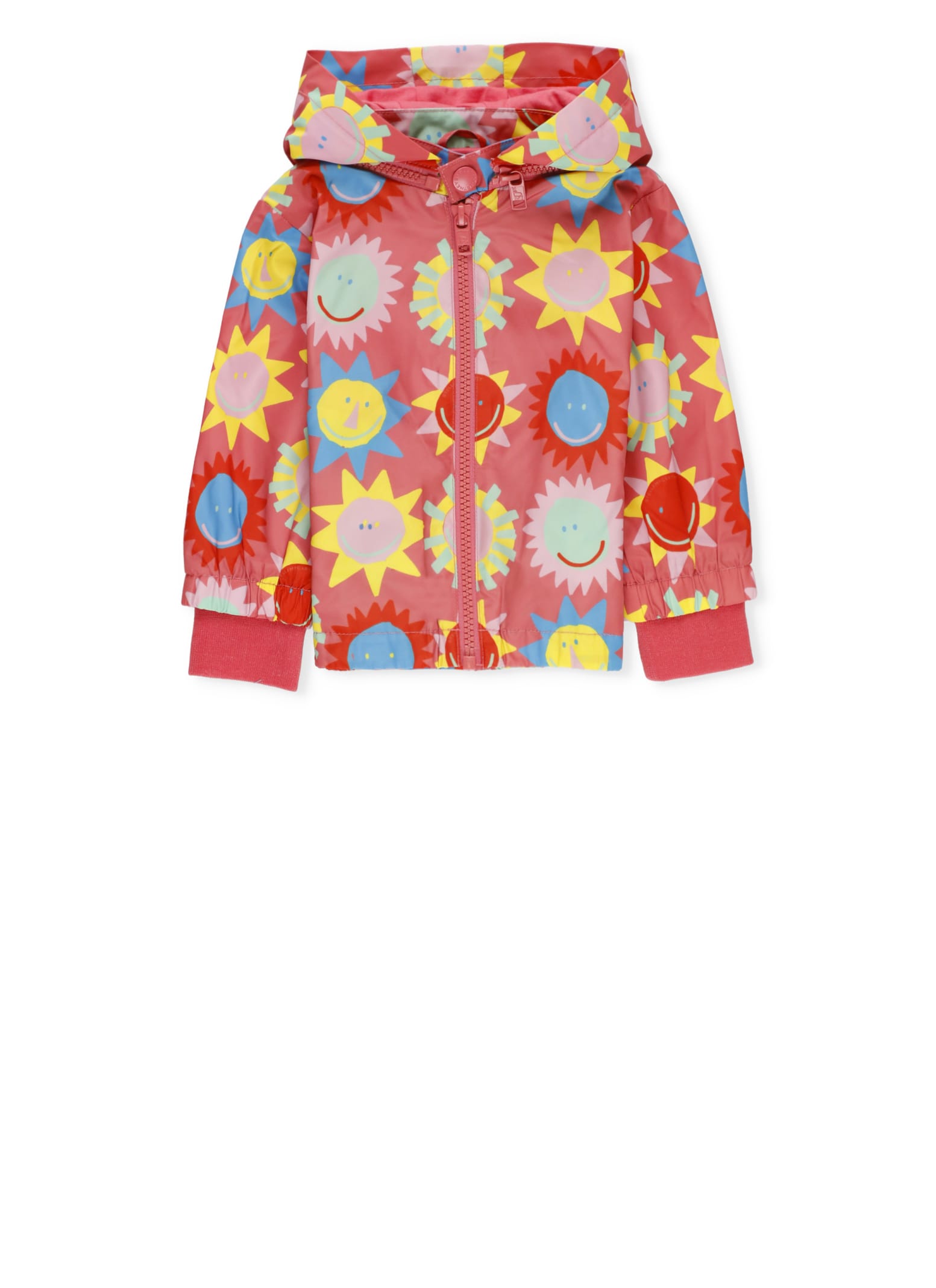 Shop Stella Mccartney Jacket With Print In Pink