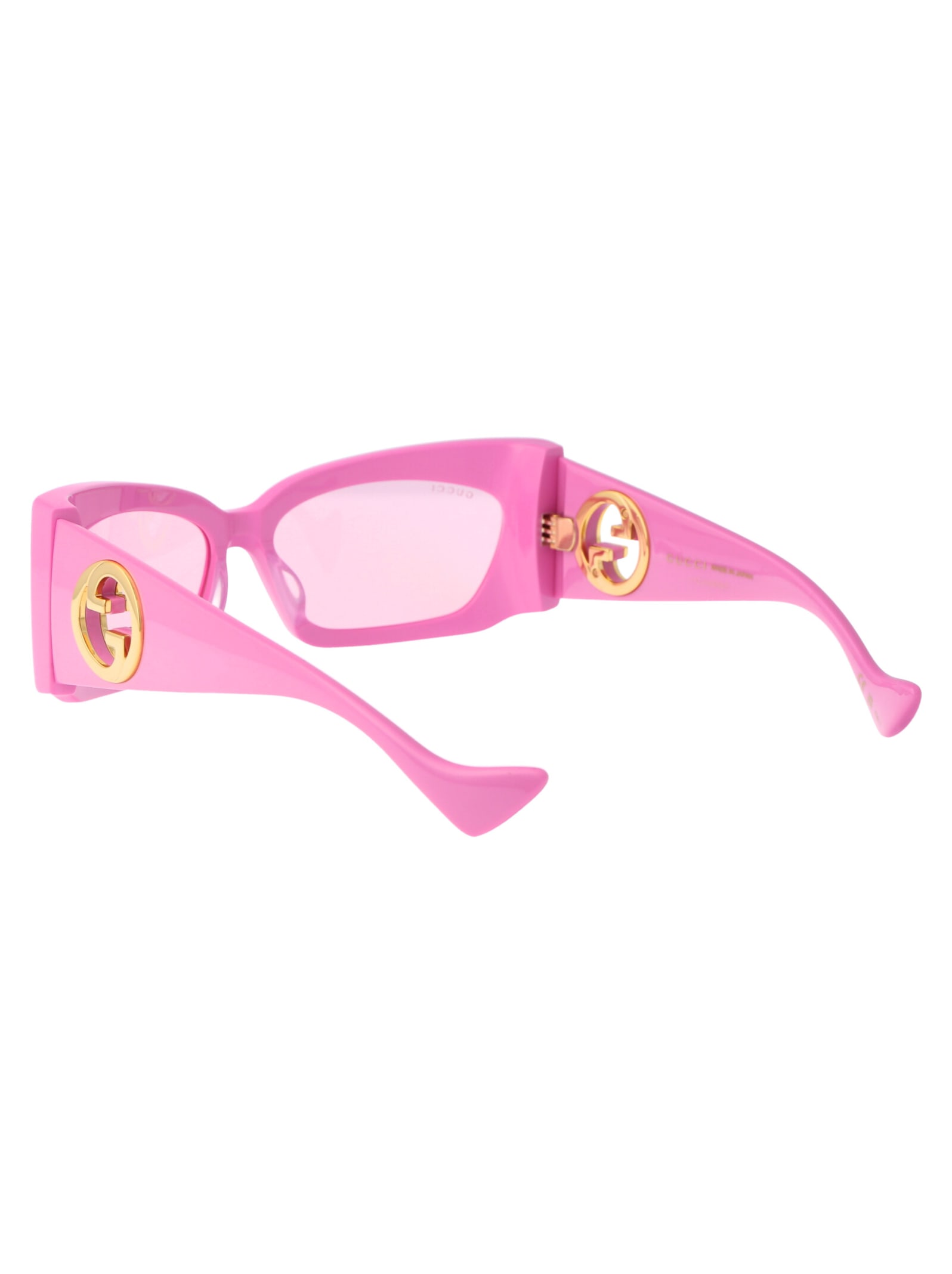 Shop Gucci Gg1412s Sunglasses In 003 Pink Pink Pink