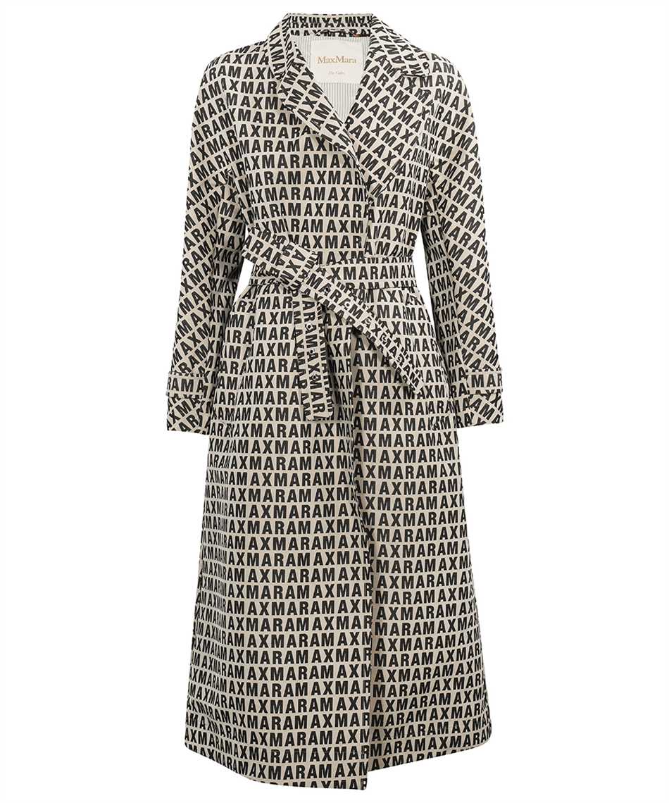 Max Mara Trench Coat In Gray