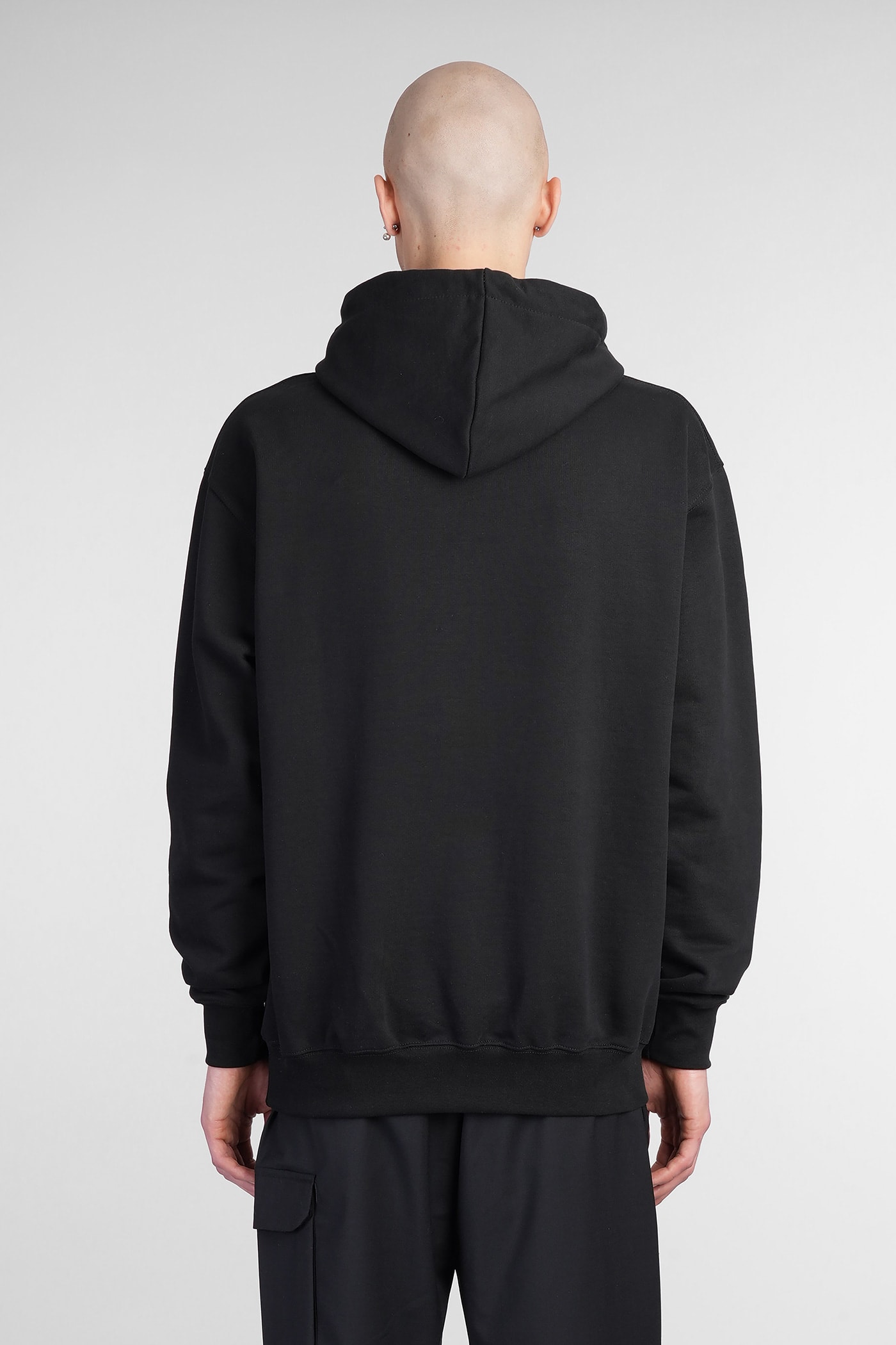 Family First Sweatshirt In Black Cotton In Black