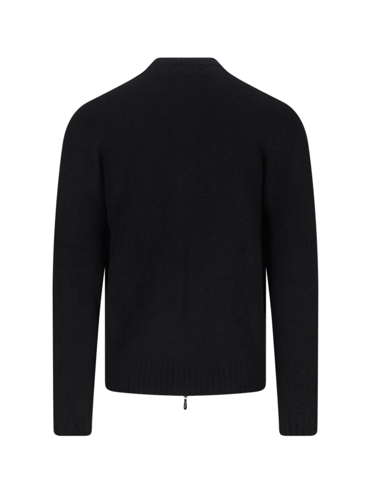 Drumohr Zip Cardigan In Black