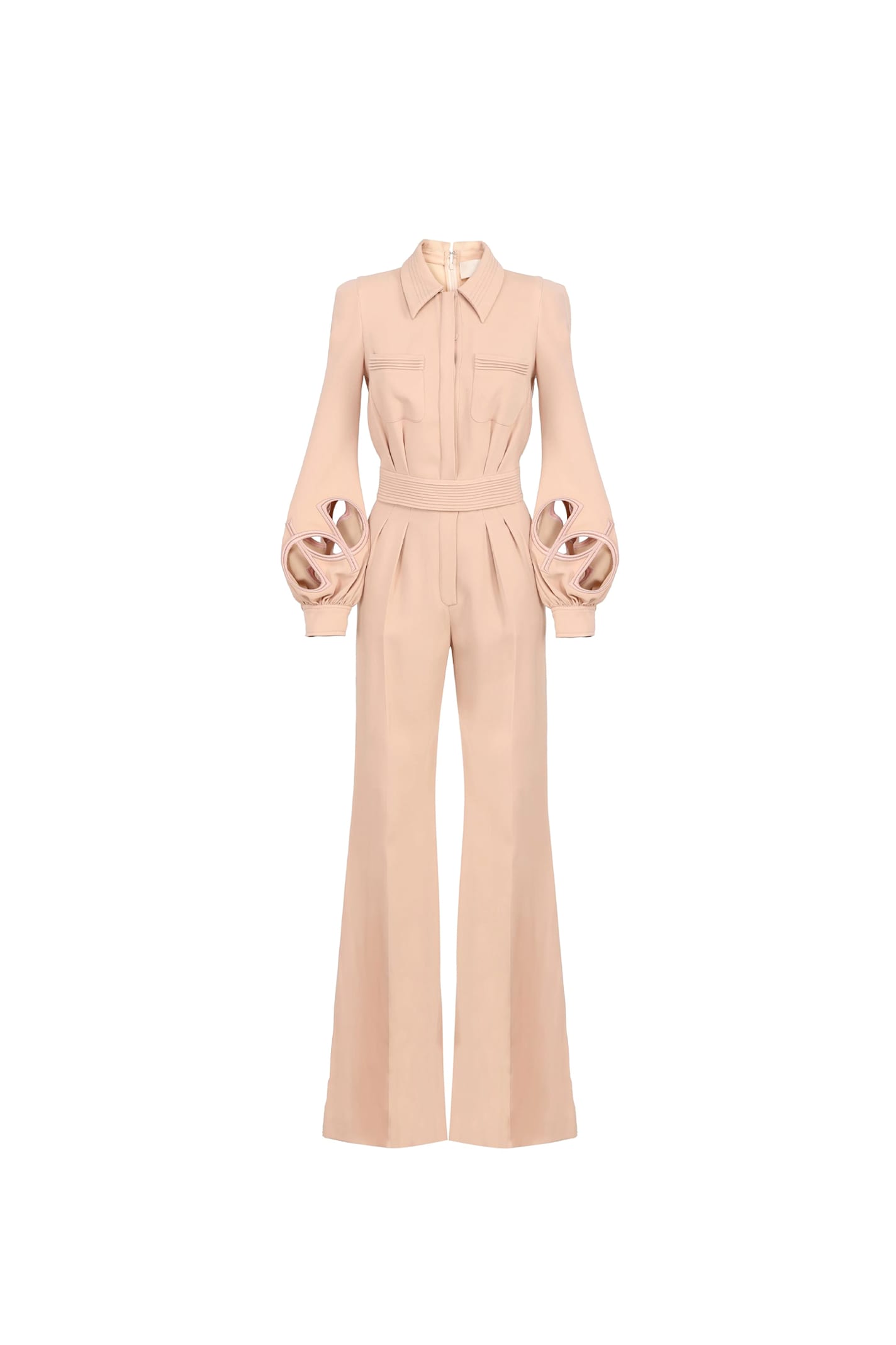 Shop Elie Saab Jumpsuits In Nude