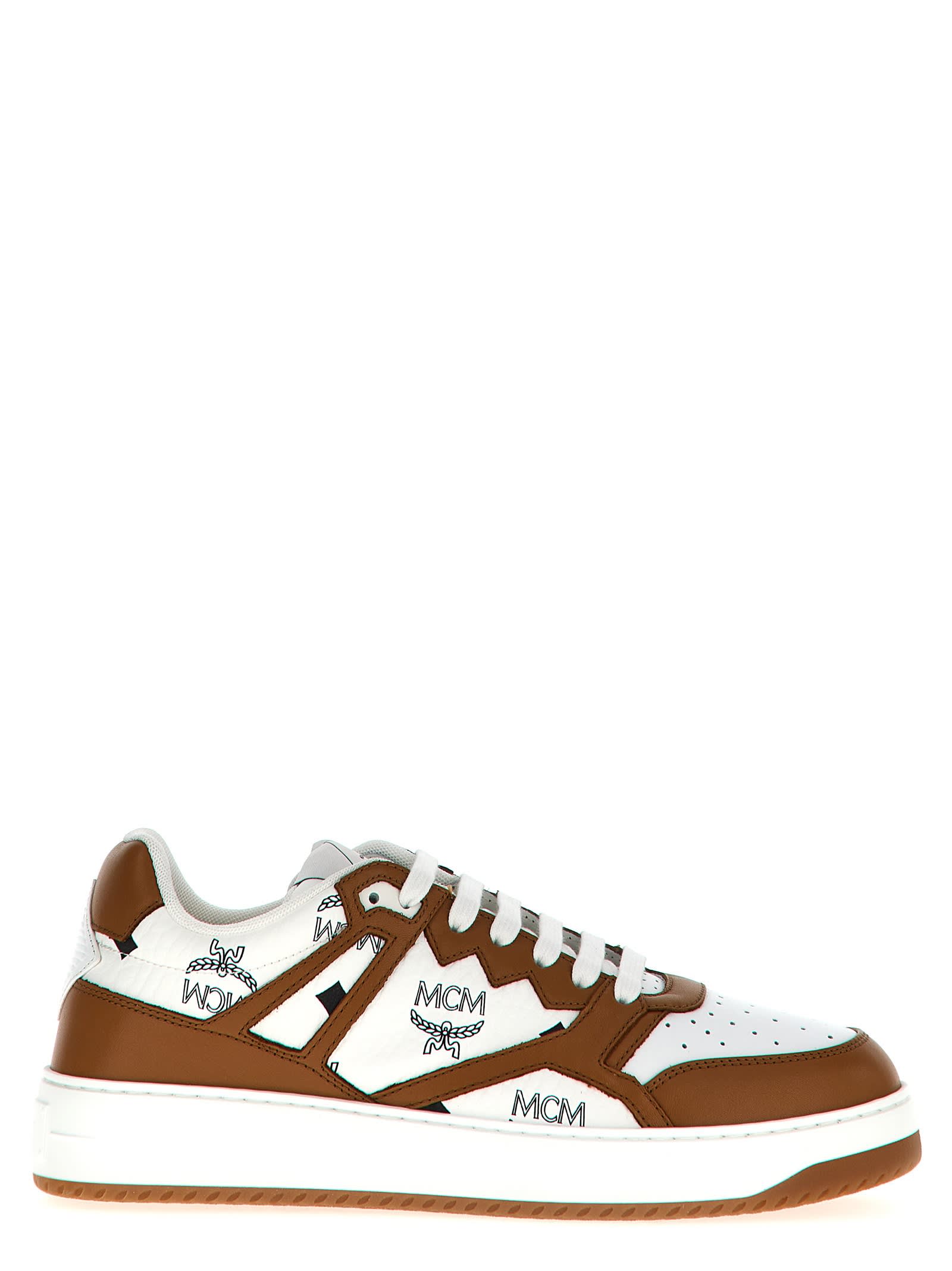 Shop Mcm Neo Terrain Sneakers In Multicolor